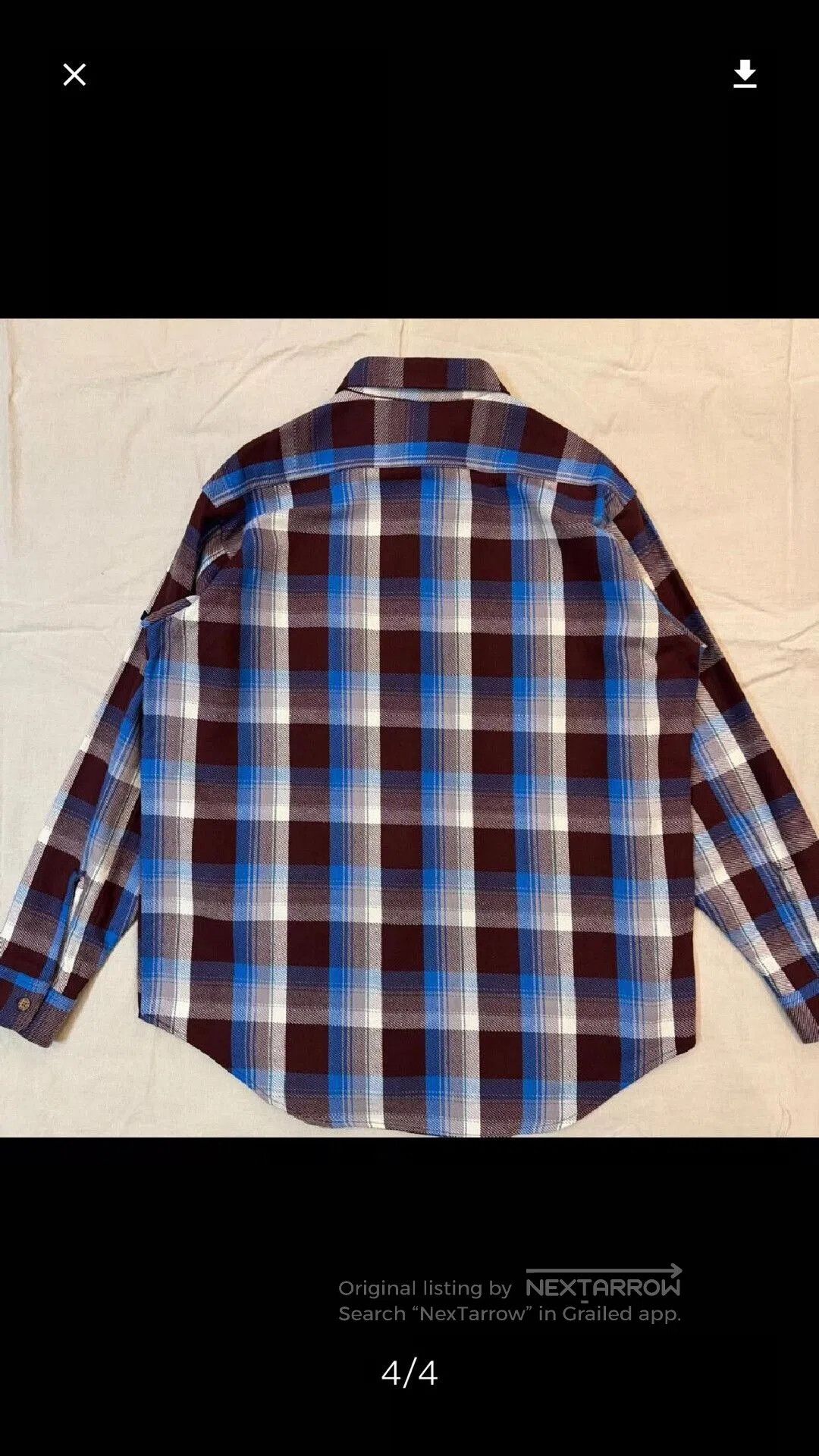 N.Hoolywood N.HOOLYWOOD BIGMAC Shirt in Check Pattern. Size US M / EU 48-50 / 2 - 7 Thumbnail