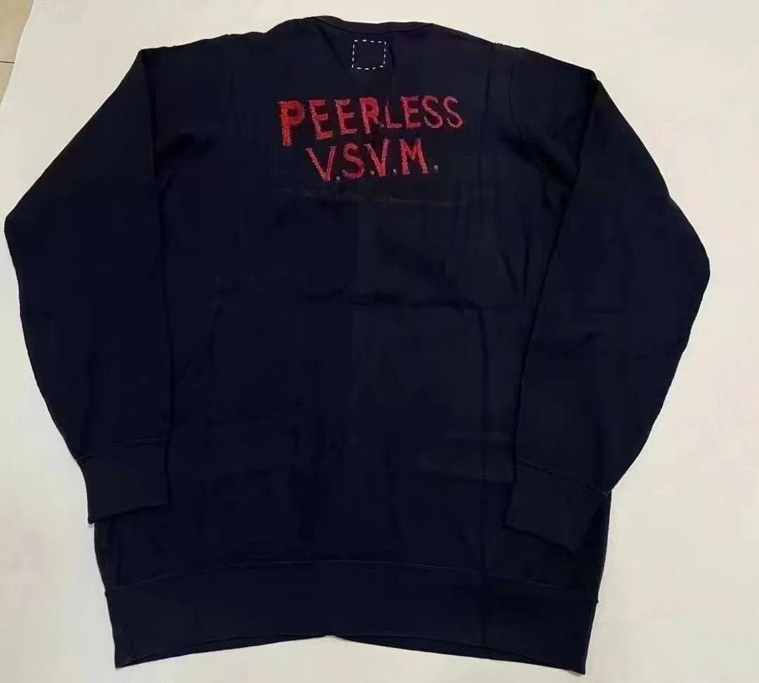 Visvim visvim 18ss spot long cardigan v-neck navy 2 cotton pile Size US M / EU 48-50 / 2 - 8 Thumbnail