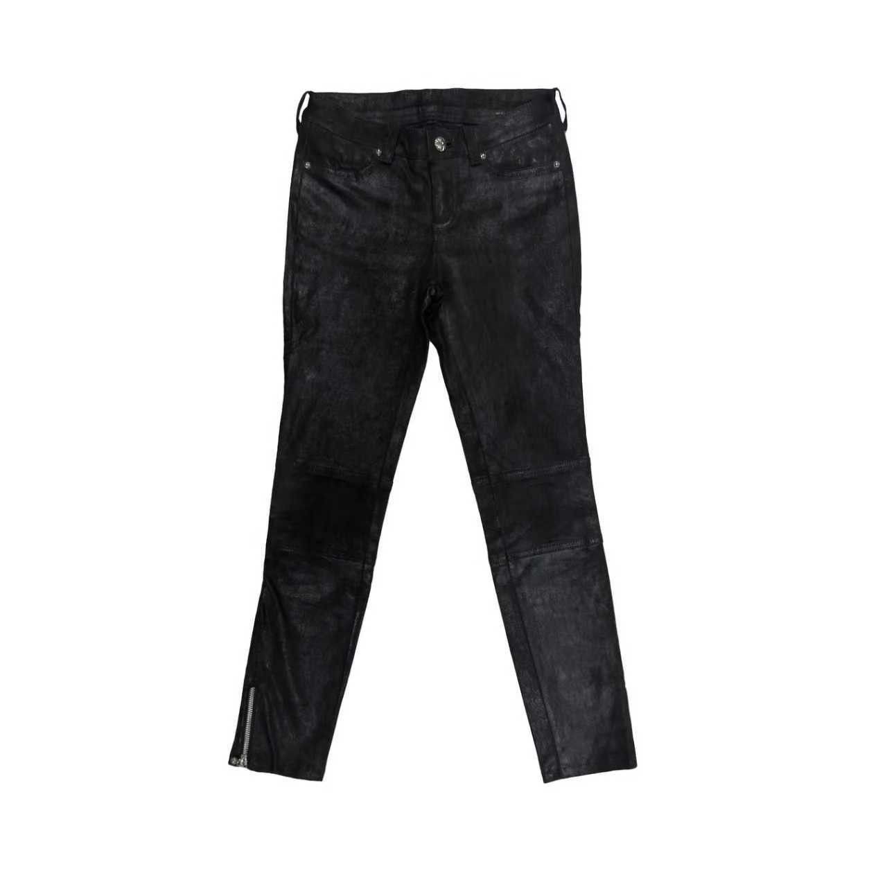 Chrome Hearts Chrome Hearts Black Bikers PU Pants Size 25" / US 0 / IT 36 - 1 Thumbnail