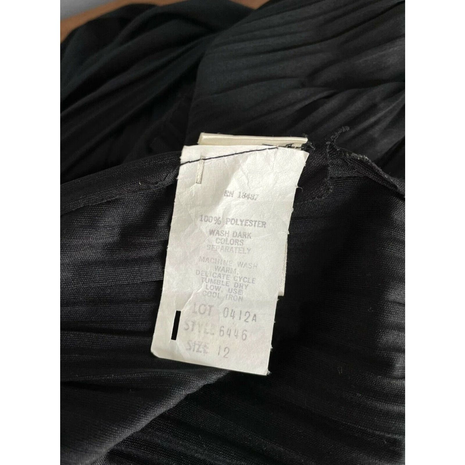 Vintage VINTAGE Jody T of California Maxi Dress Black Grecian Disco 70s S/M Womens 1970s Vintage Look Size S / US 4 / IT 40 - 8 Thumbnail