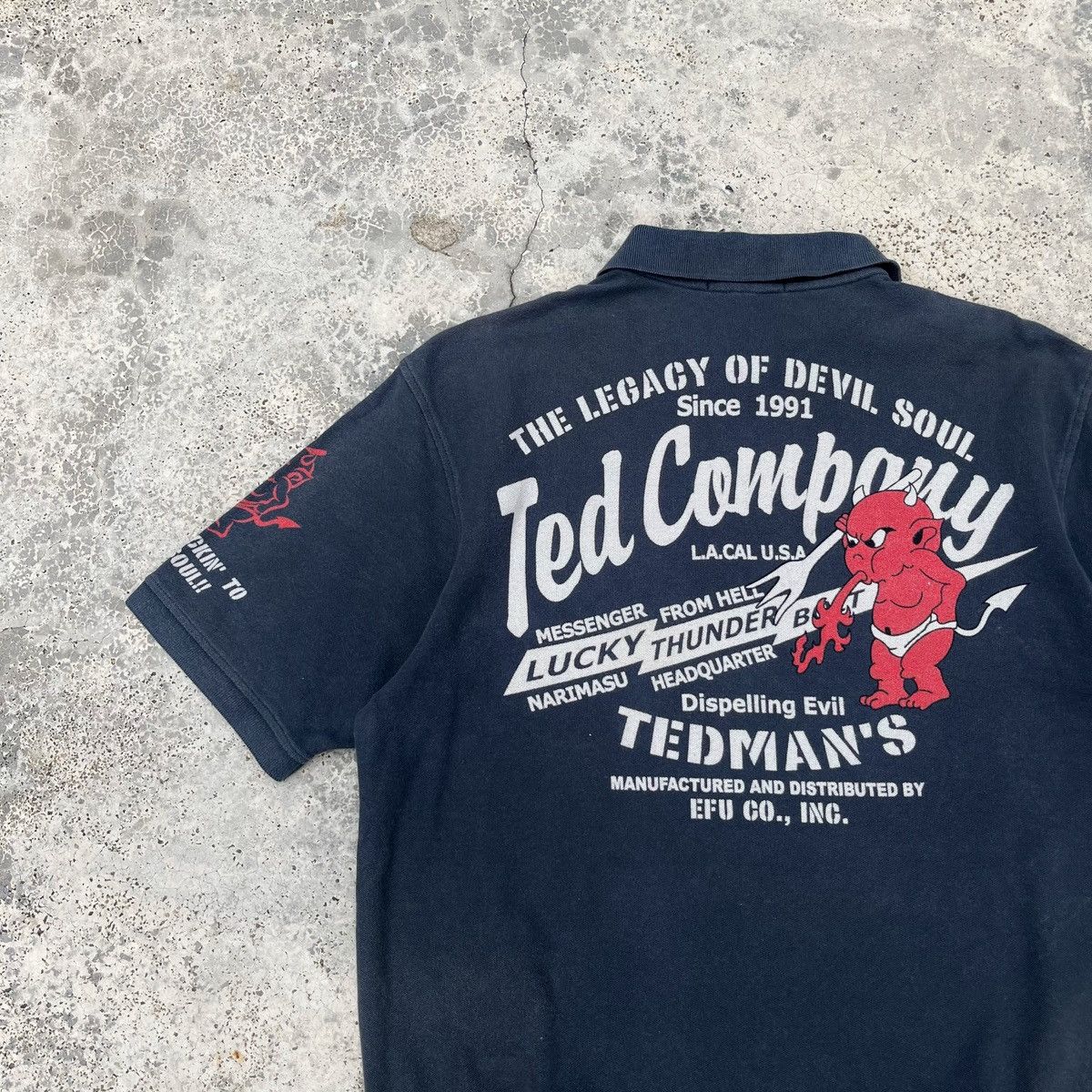 Tedman Tedman Ted Company Japanese Brand Nice Devil Print Out Size US L / EU 52-54 / 3 - 5 Thumbnail