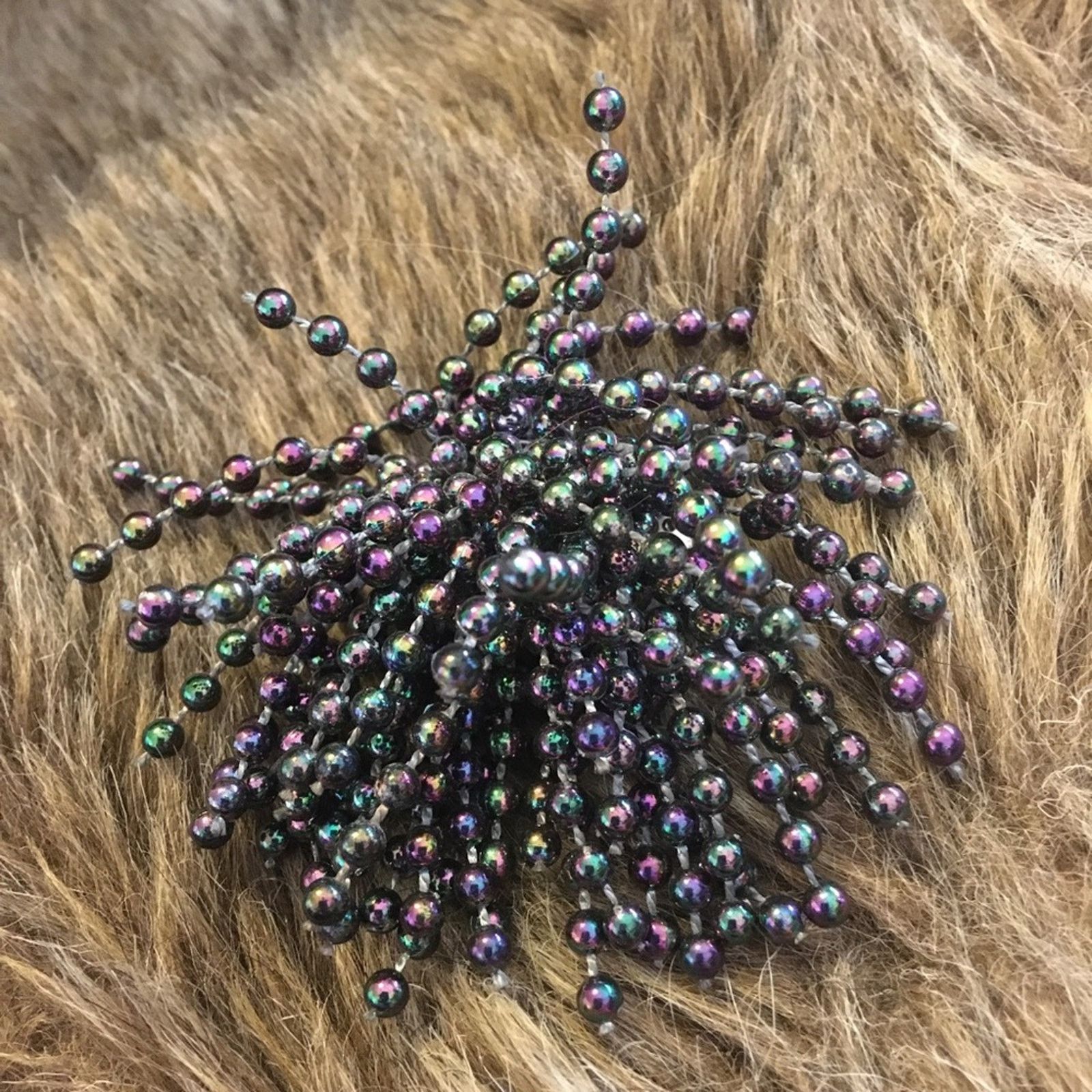 Vintage Vintage 80s peacock bead cluster brooch Size ONE SIZE - 2 Thumbnail