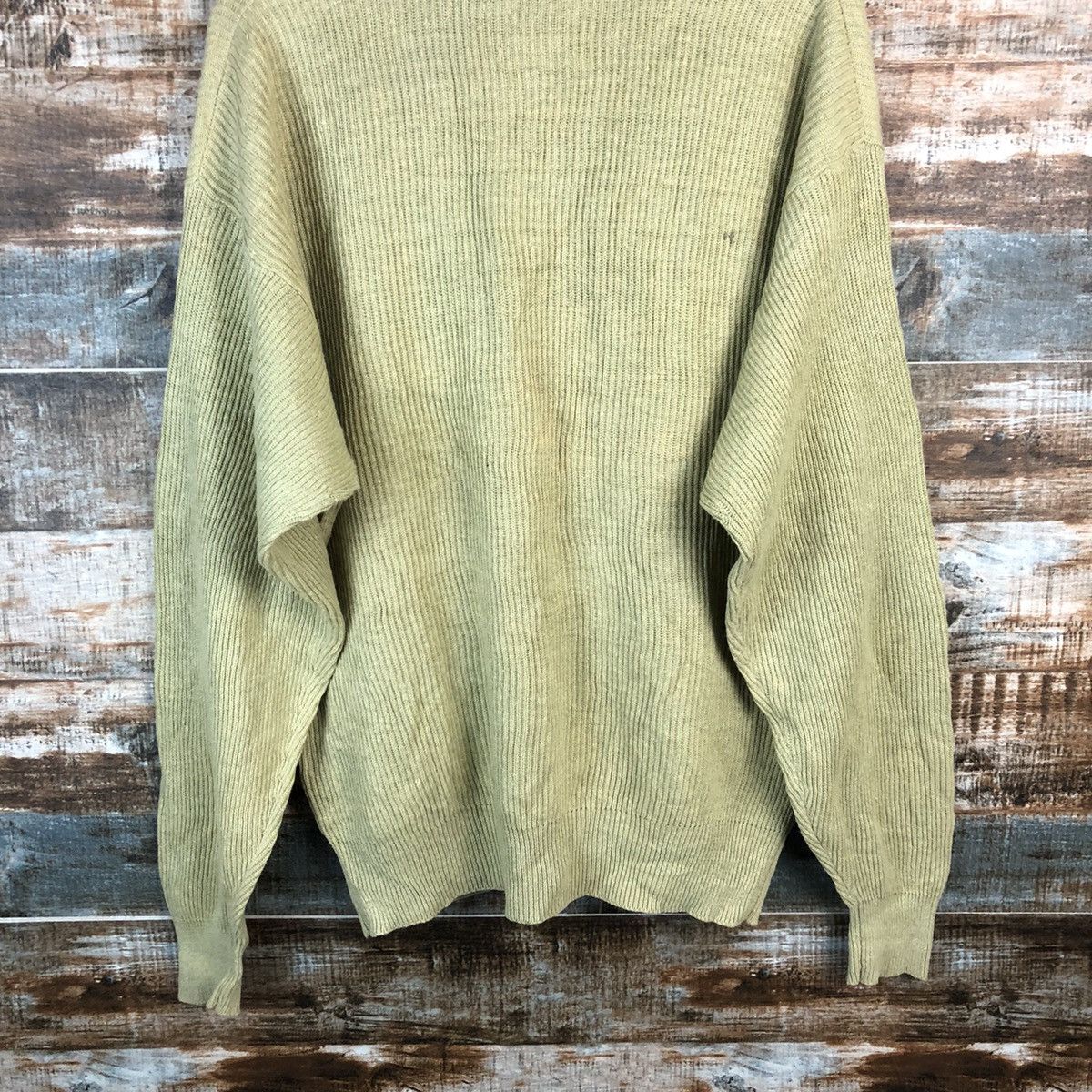 Japanese Brand Japan vintage Green Cardigan Knitwear #A2247 Size US XL / EU 56 / 4 - 14 Thumbnail