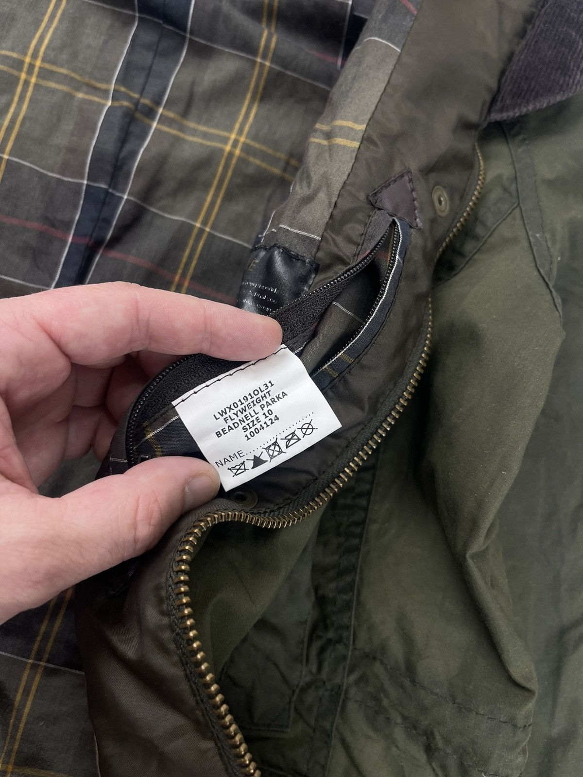 Barbour × Vintage × Wax London Barbour Flyweight Beadnell Wax Parka Jacket Size 10 Size M / US 6-8 / IT 42-44 - 12 Thumbnail