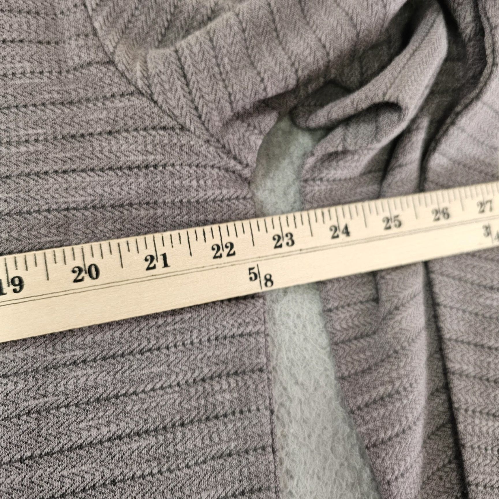 Dockers DOCKERS Pullover Mens Large Gray Half Zip Sweater Textured Stripe Knit New Size US L / EU 52-54 / 3 - 6 Thumbnail