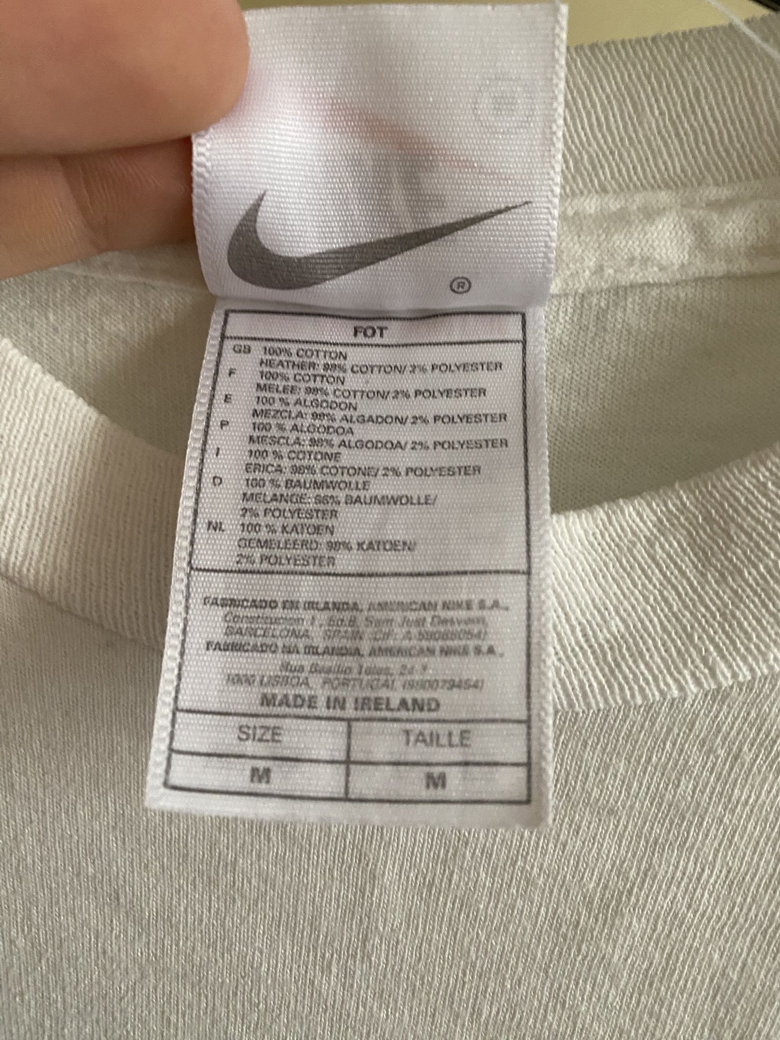 Nike Vintage 1990s Nike - There Is No Finish Line T-Shirt Size US M / EU 48-50 / 2 - 4 Thumbnail