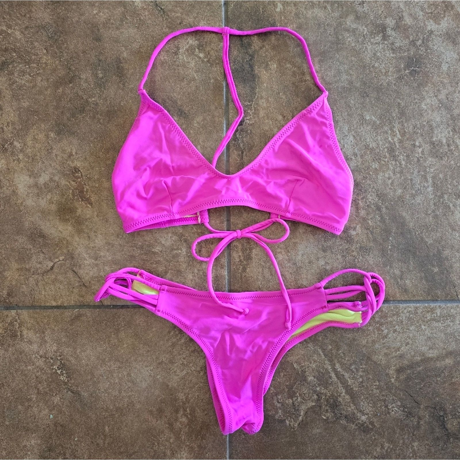 Other Pink Sunrise | FYS | North Shore Bikini Set Size ONE SIZE - 6 Thumbnail