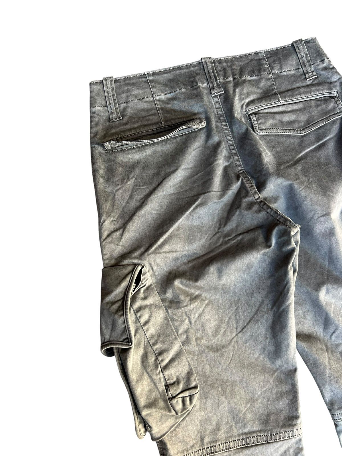 Tete Homme Tete Homme Gas Mask Cargo Stretch Trouser Flare Pant Size US 28 / EU 44 - 15 Thumbnail