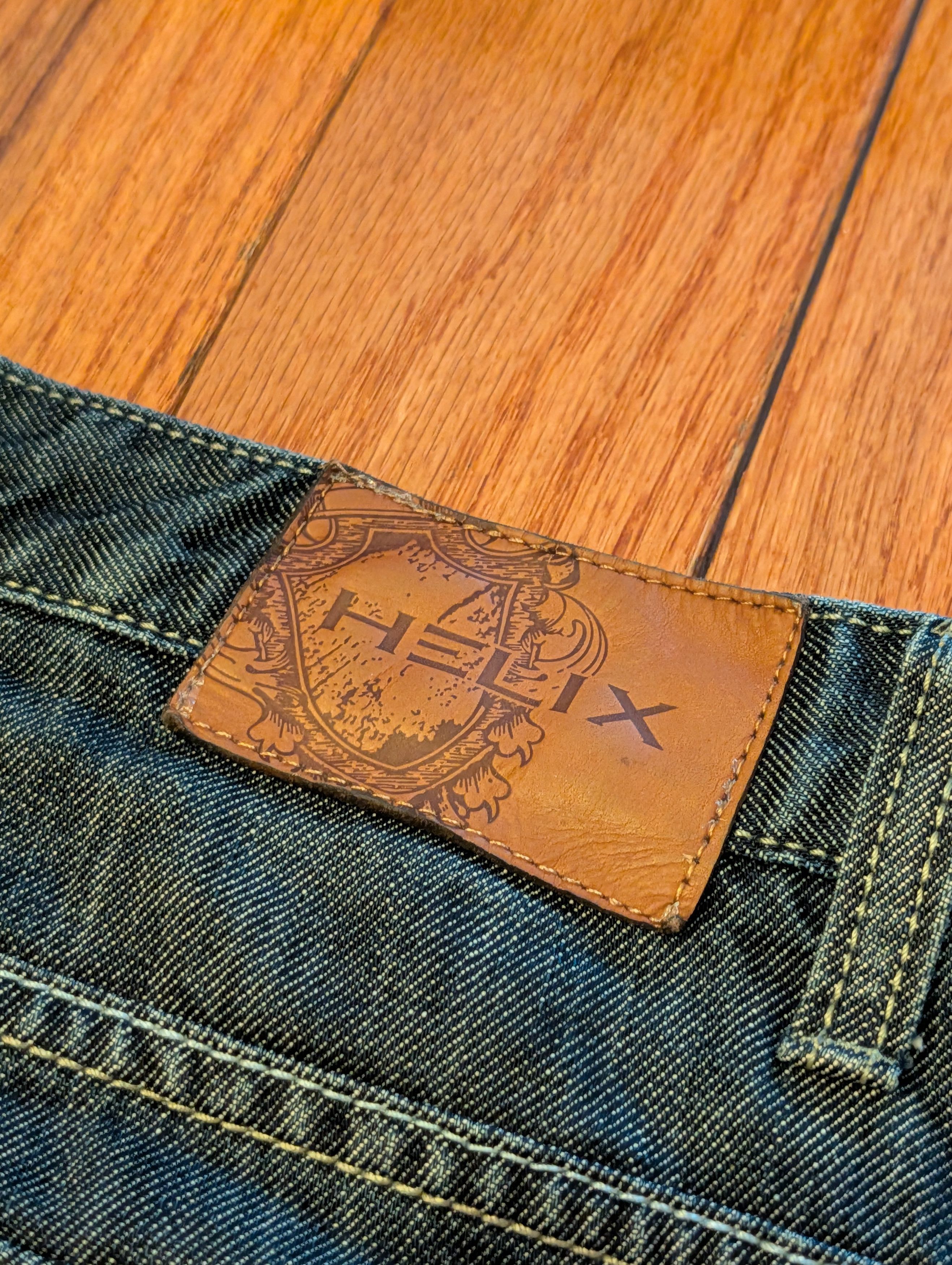 Helix Helix Straight Leg Jeans Denim Men’s 38x32 Measure 40x34 Size US 38 / EU 54 - 3 Thumbnail