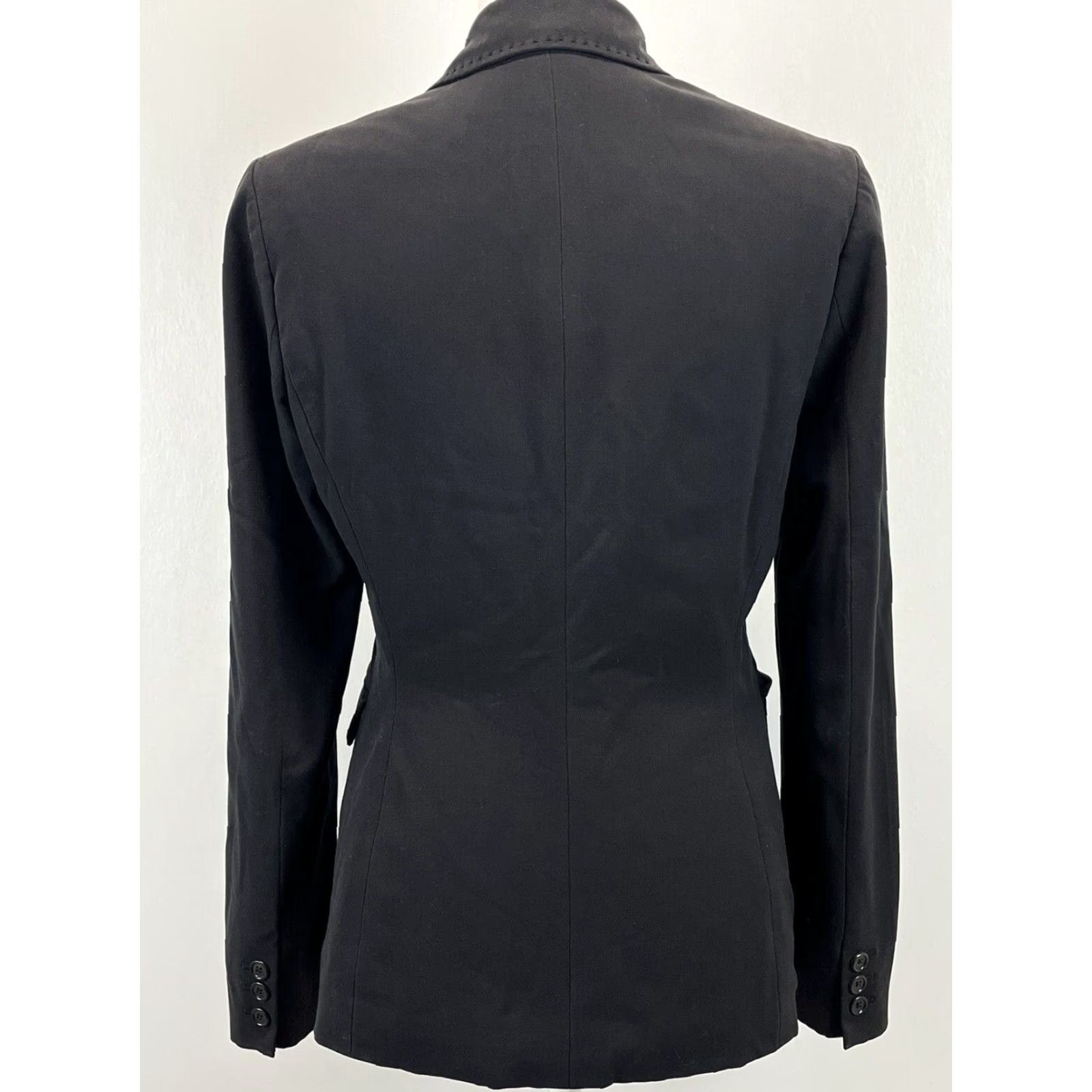 Vintage Tahari Blazer Women Size 6 Black Lined Career Size M / US 6-8 / IT 42-44 - 2 Thumbnail