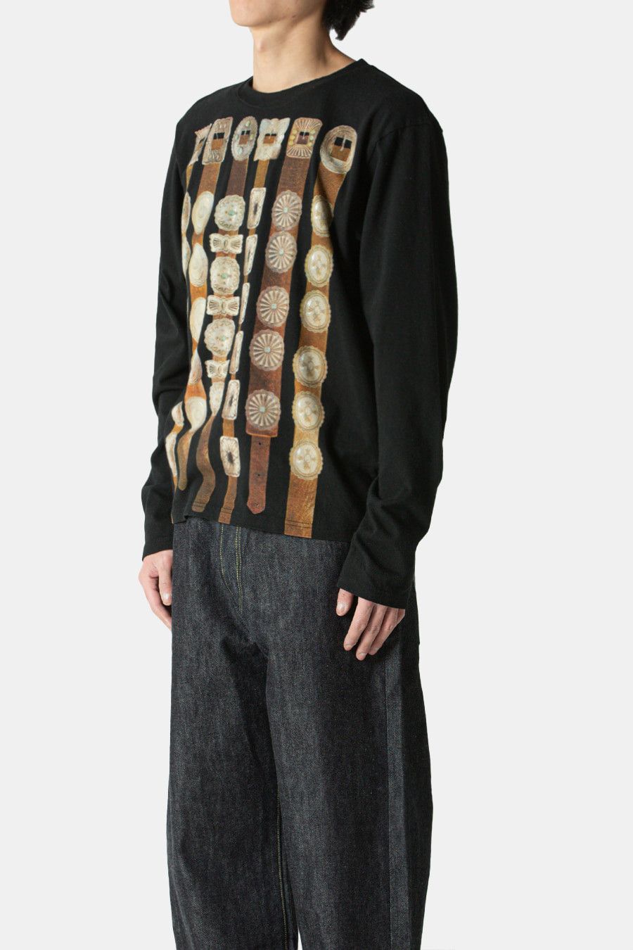 Kapital KAPITAL 20/- Jersey crew long sleeve Tee curtain concho pt L Size US L / EU 52-54 / 3 - 14 Thumbnail