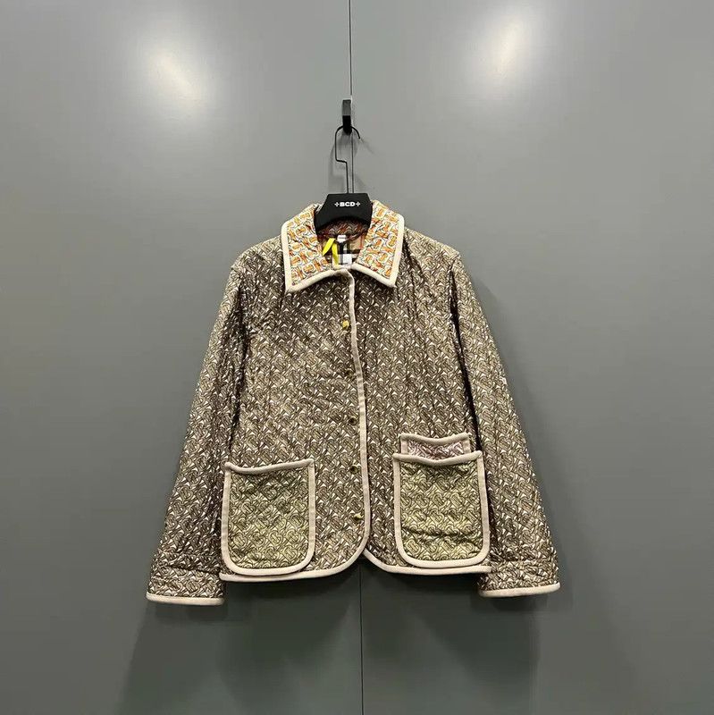 Burberry Burberry Brown Cotton Logo Men’s Jacket Size US M / EU 48-50 / 2 - 1 Thumbnail