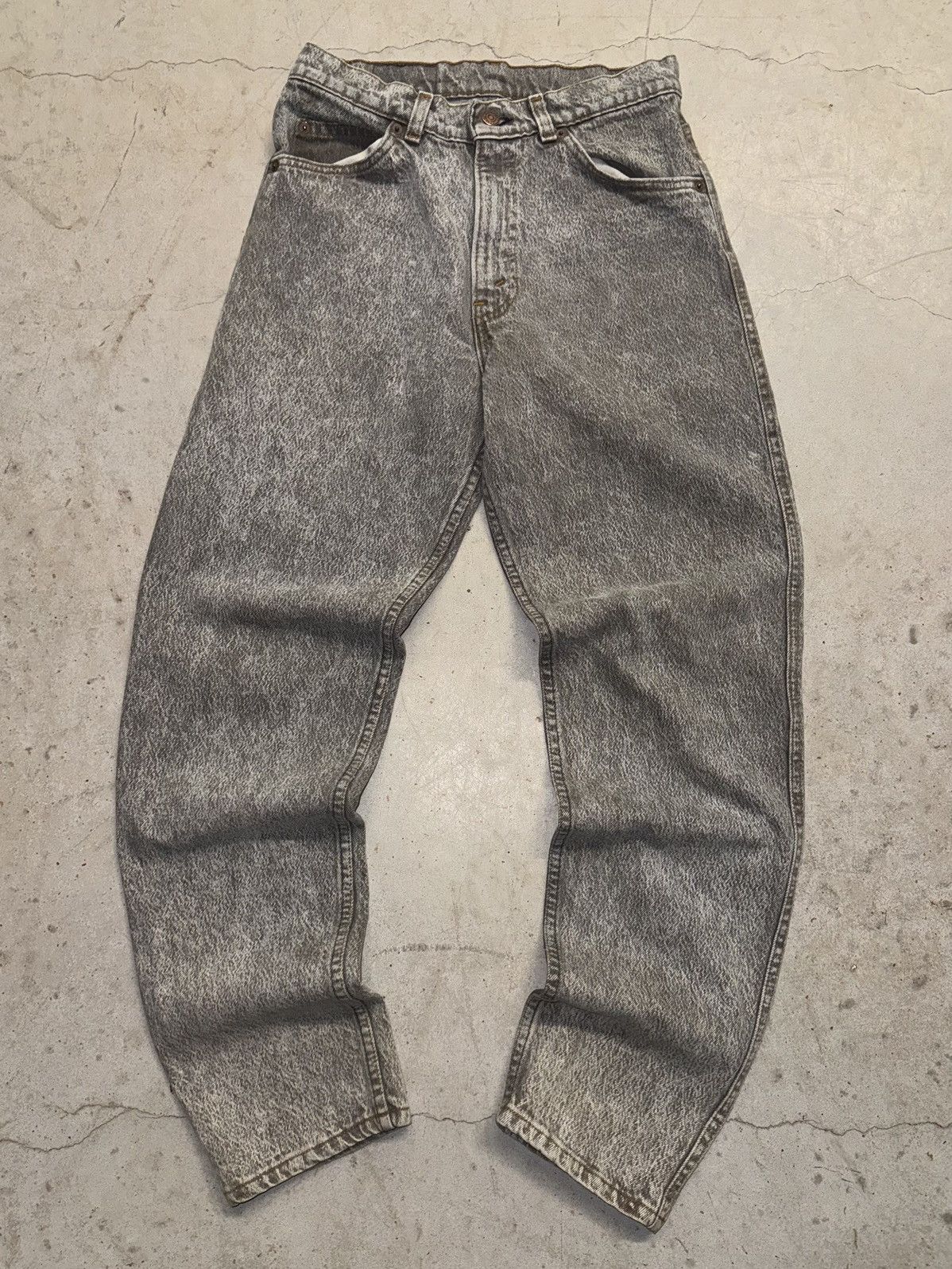 Levi's × Vintage Crazy Vintage 90s Levi’s Silver Tab Jeans Faded Grey Denim Size US 29 - 5 Thumbnail