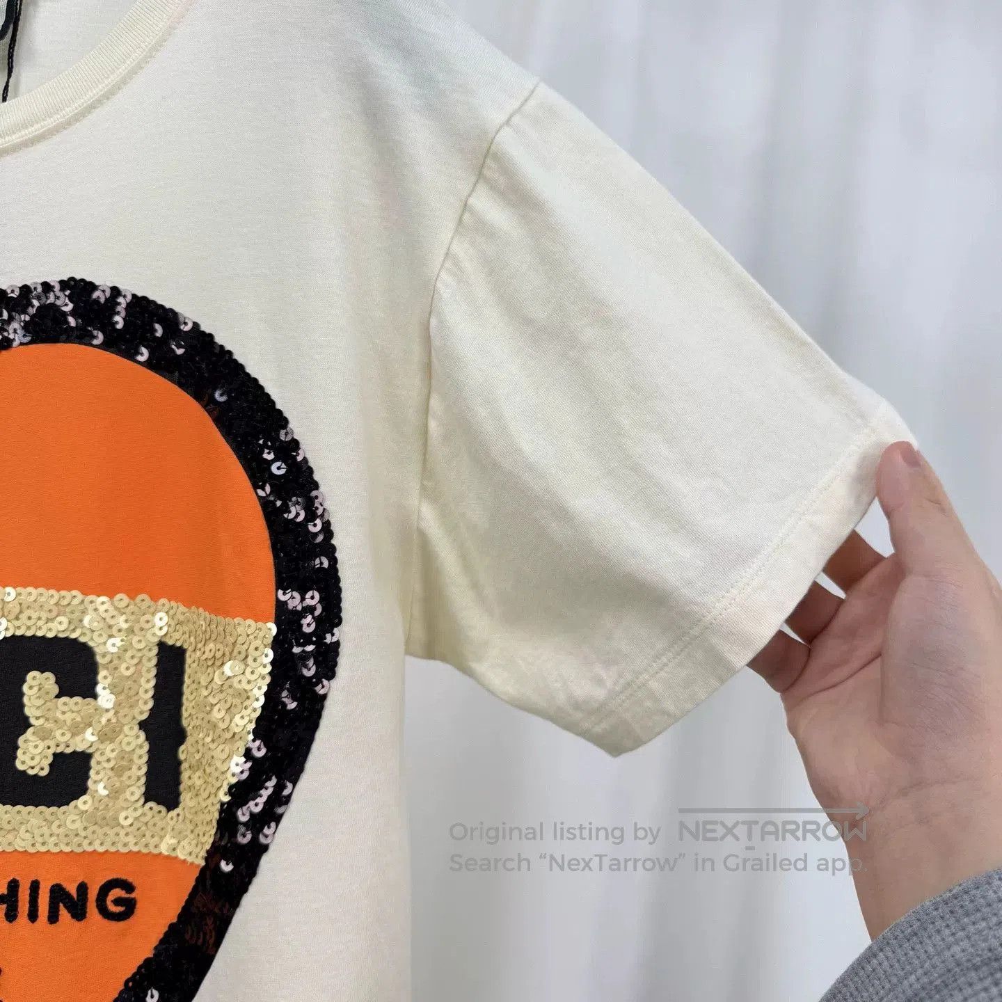 Gucci Gucci Sequin Heart Letter Short-Sleeve. Size XS / US 0-2 / IT 36-38 - 4 Thumbnail