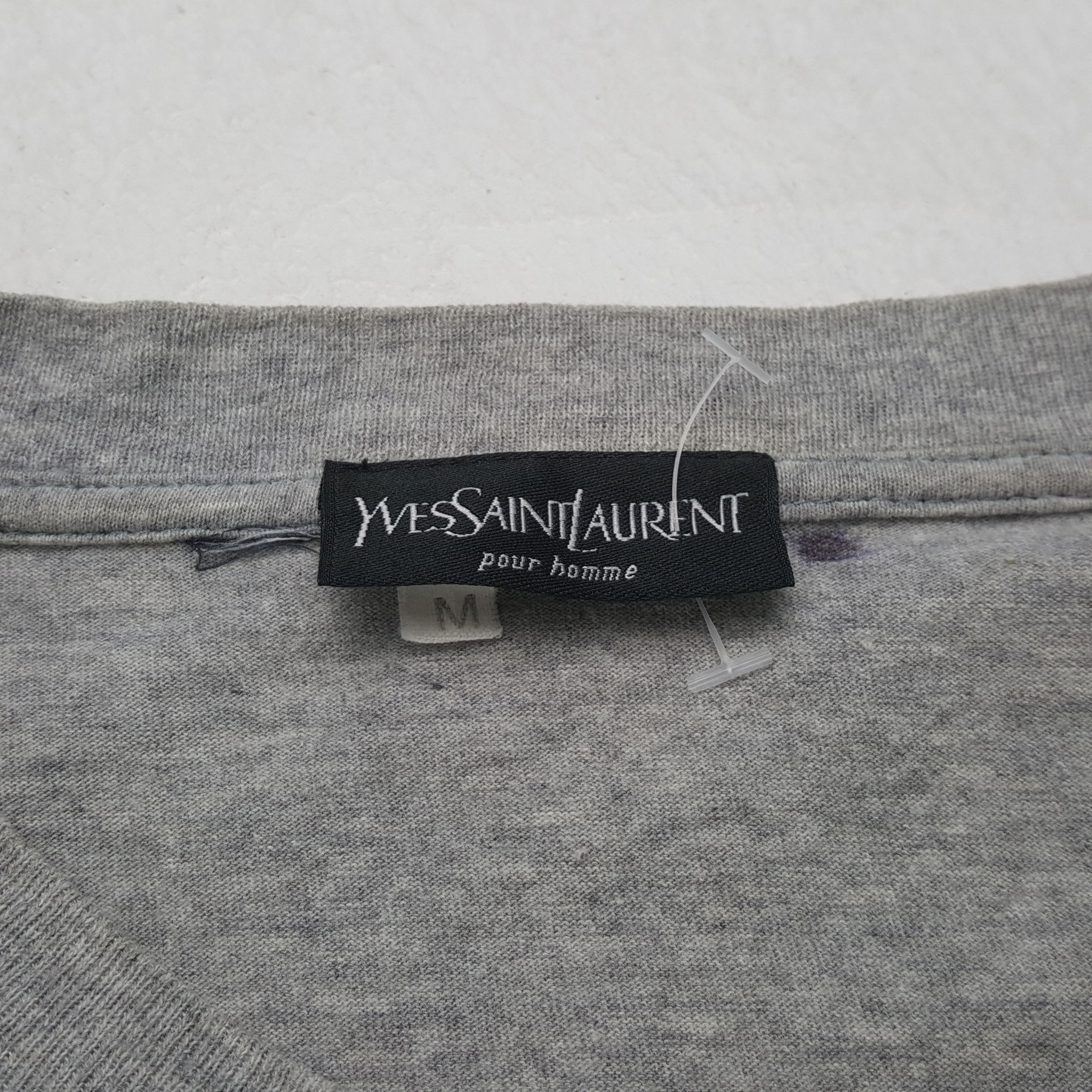 Vintage × Yves Saint Laurent Vintage YVES SAINT LAURENT Italian Brand T-shirt C294N22 Size US M / EU 48-50 / 2 - 4 Thumbnail