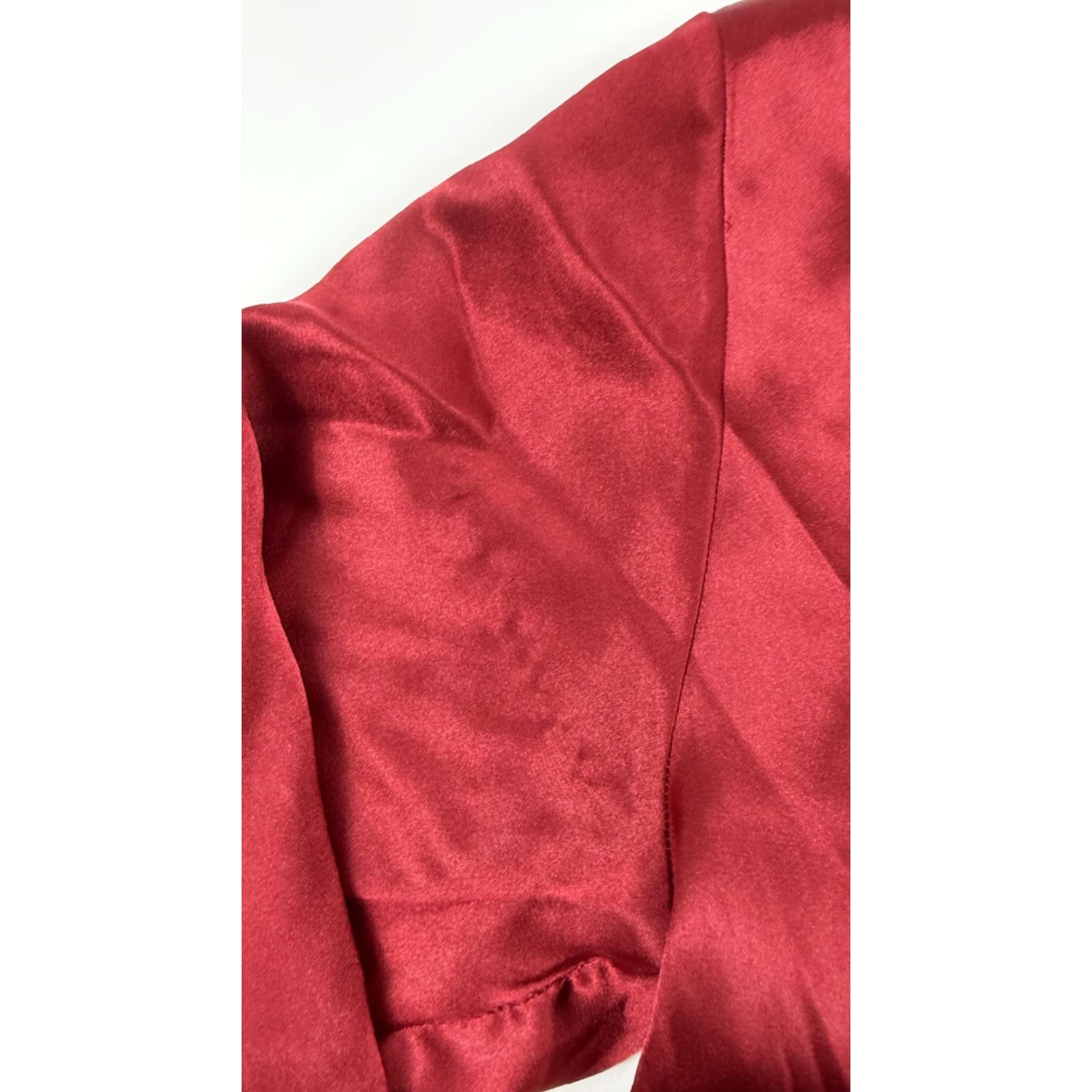 Victoria's Secret Victoria's Secret Shirt Womens Small Red Satin Button Front Sleep Nightgown Size S / US 4 / IT 40 - 5 Thumbnail