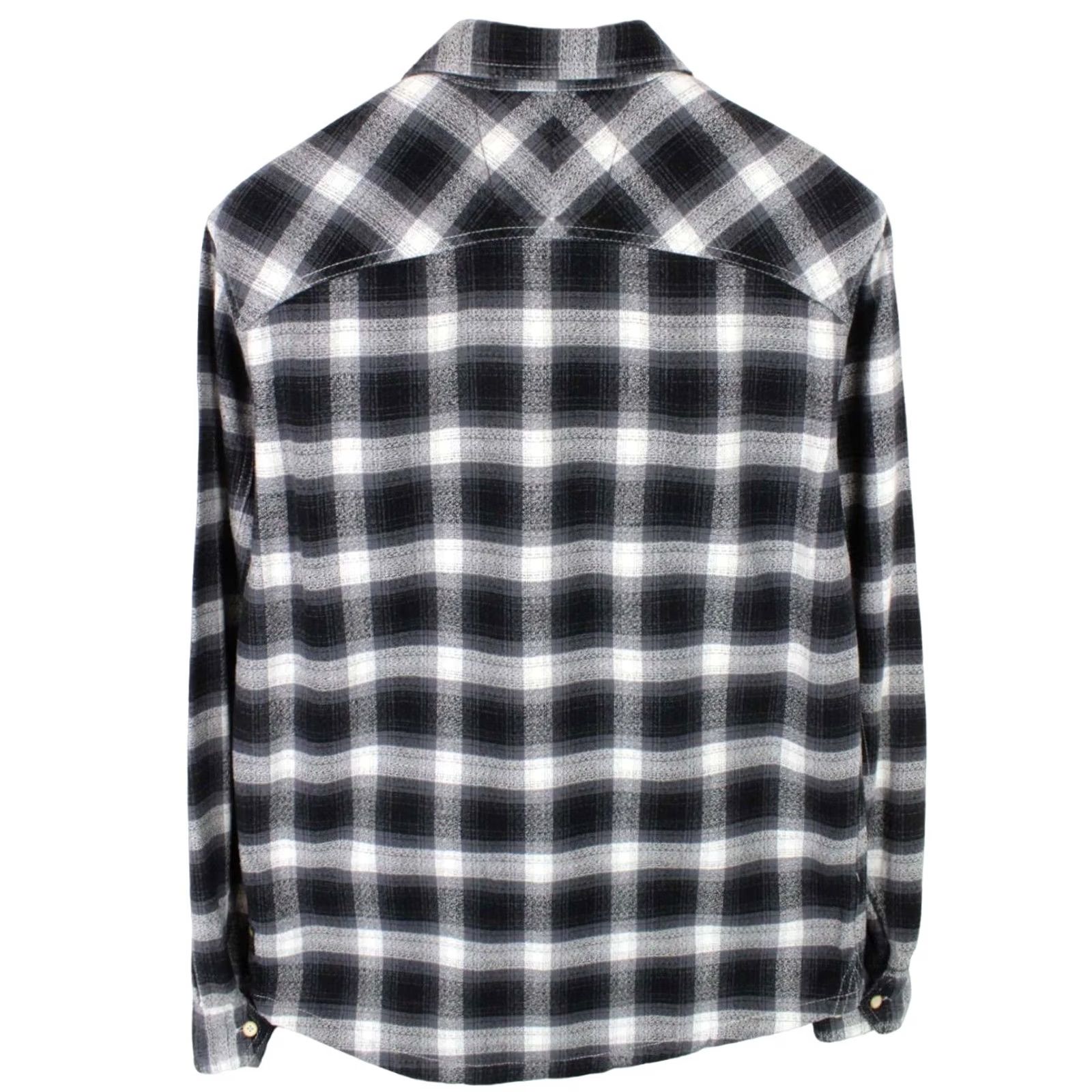 Vintage CHEVIGNON Legend Label Regular Shirt Men's MEDIUM Plaid Button-Up Grey Casual Vintage? Size US M / EU 48-50 / 2 - 2 Thumbnail