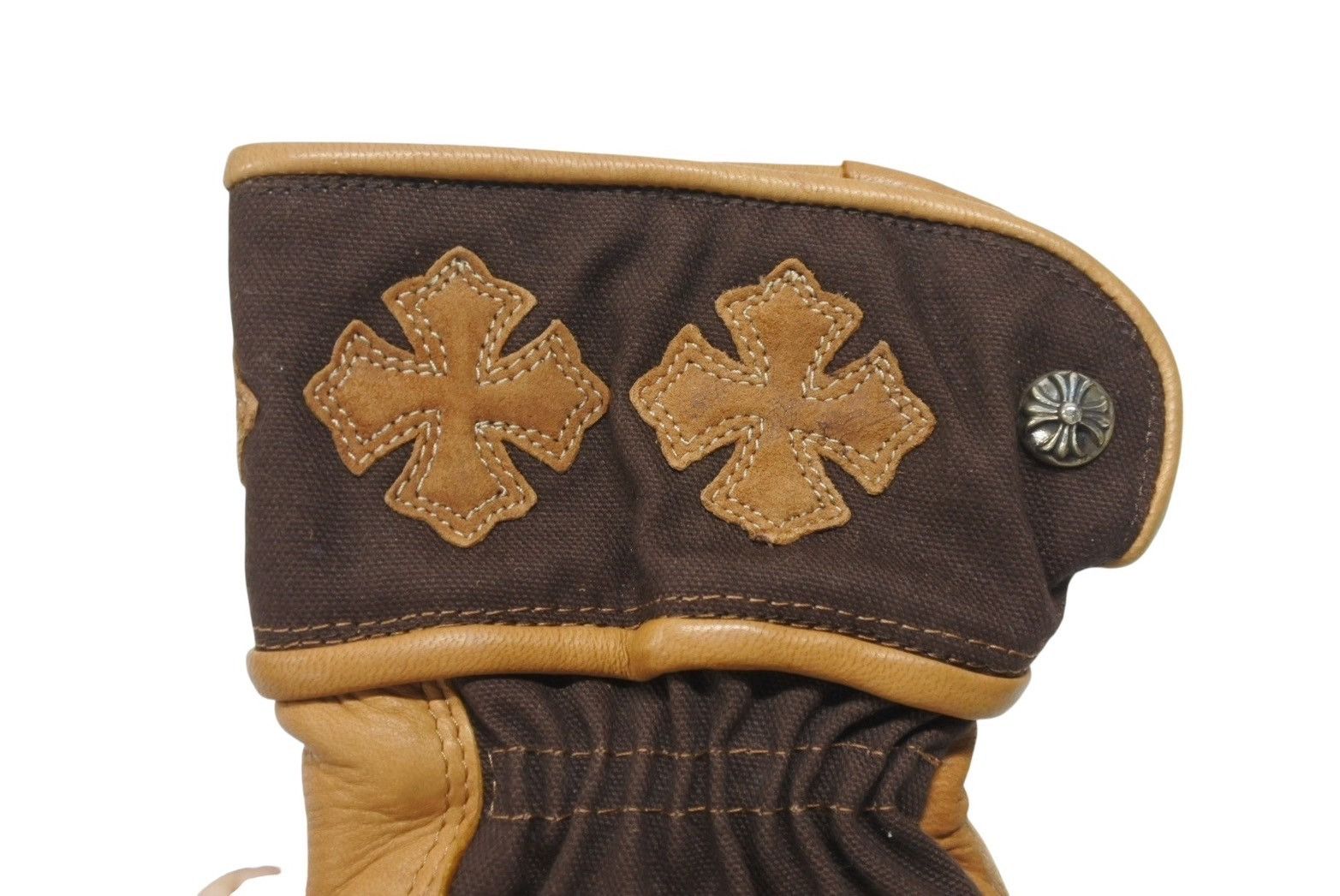 Chrome Hearts Chrome Hearts Plus Patch Leather Gloves Size ONE SIZE - 5 Thumbnail