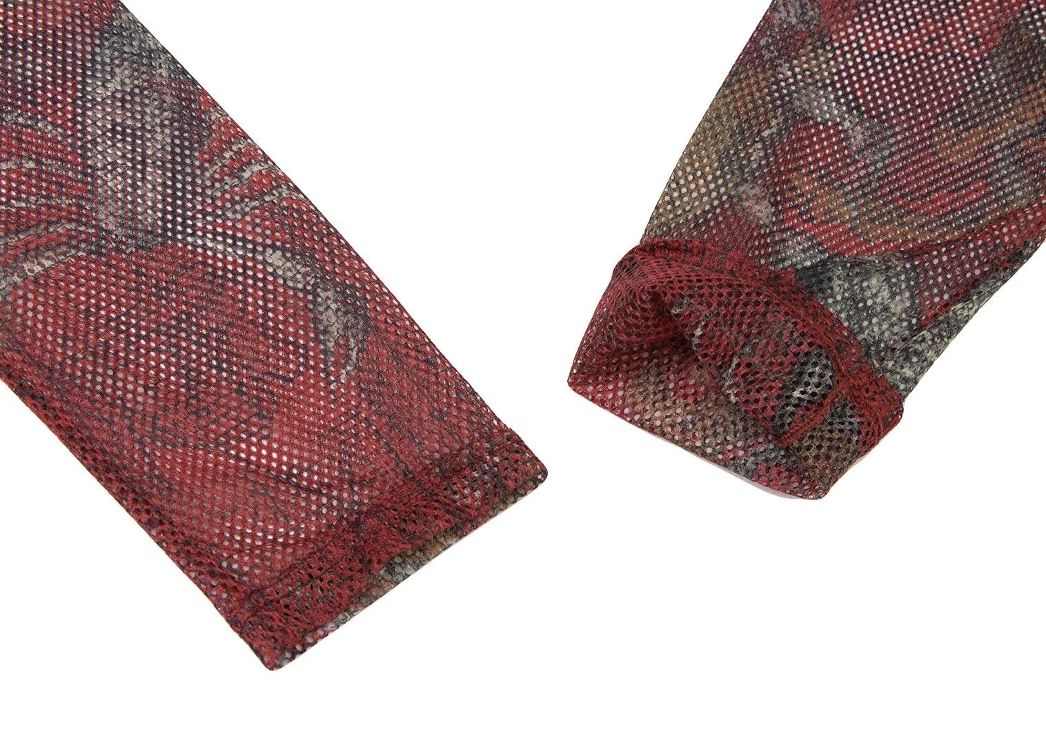 Jean Paul Gaultier Printed Mesh T-shirt in Red, Black, and White Size 48 Size US M / EU 48-50 / 2 - 6 Thumbnail