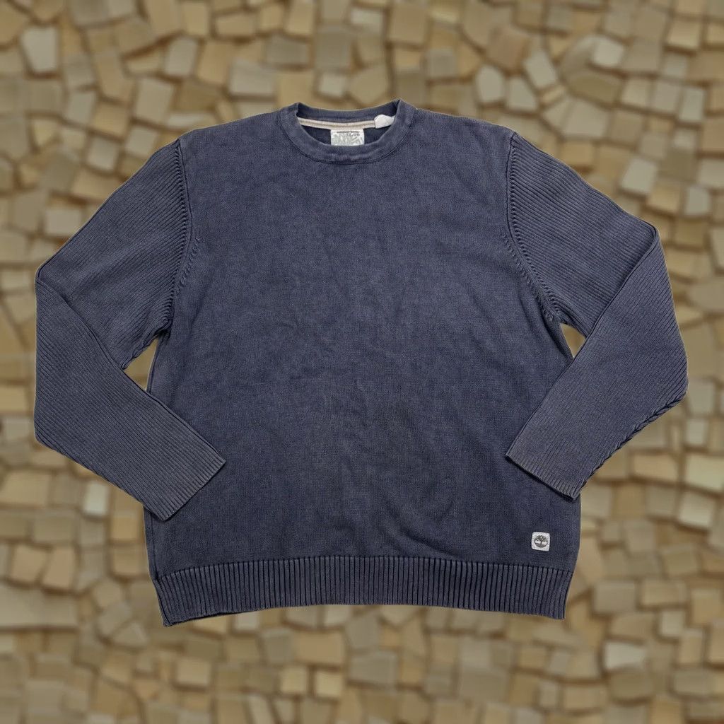 Timberland Timberland Crewneck Sweatshirt Men’s XL Navy Blue Pullover Knit Sweatshirt Regular Fit Long Sleeve Size US XL / EU 56 / 4 - 1 Thumbnail