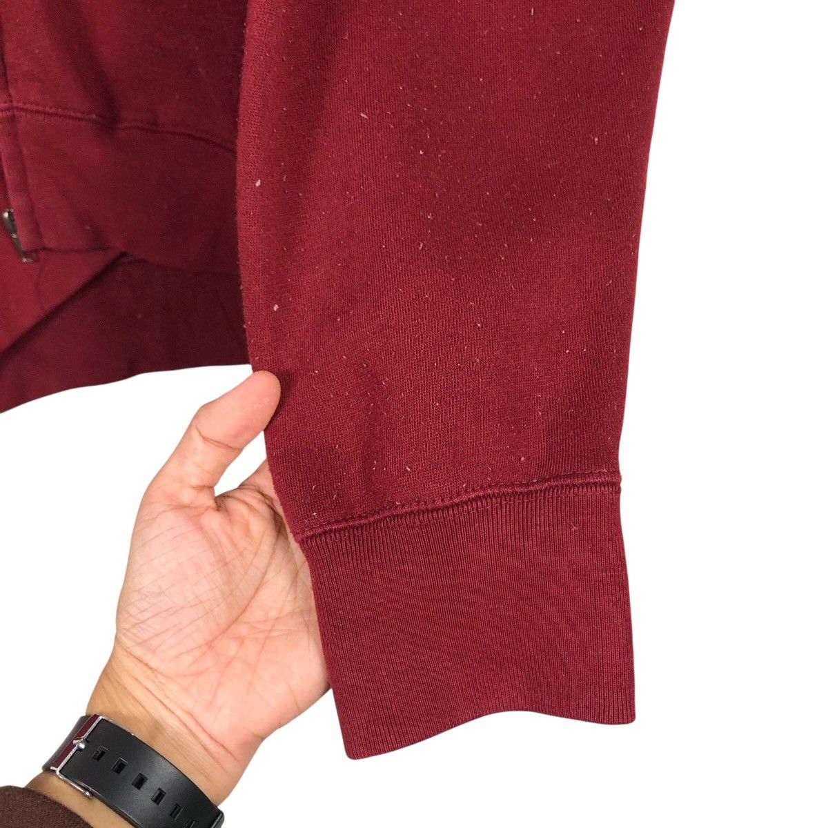 Japanese Brand Vintage Peace Skull Crown Hoodie Maroon Street Punk Graphic Size US L / EU 52-54 / 3 - 17 Thumbnail