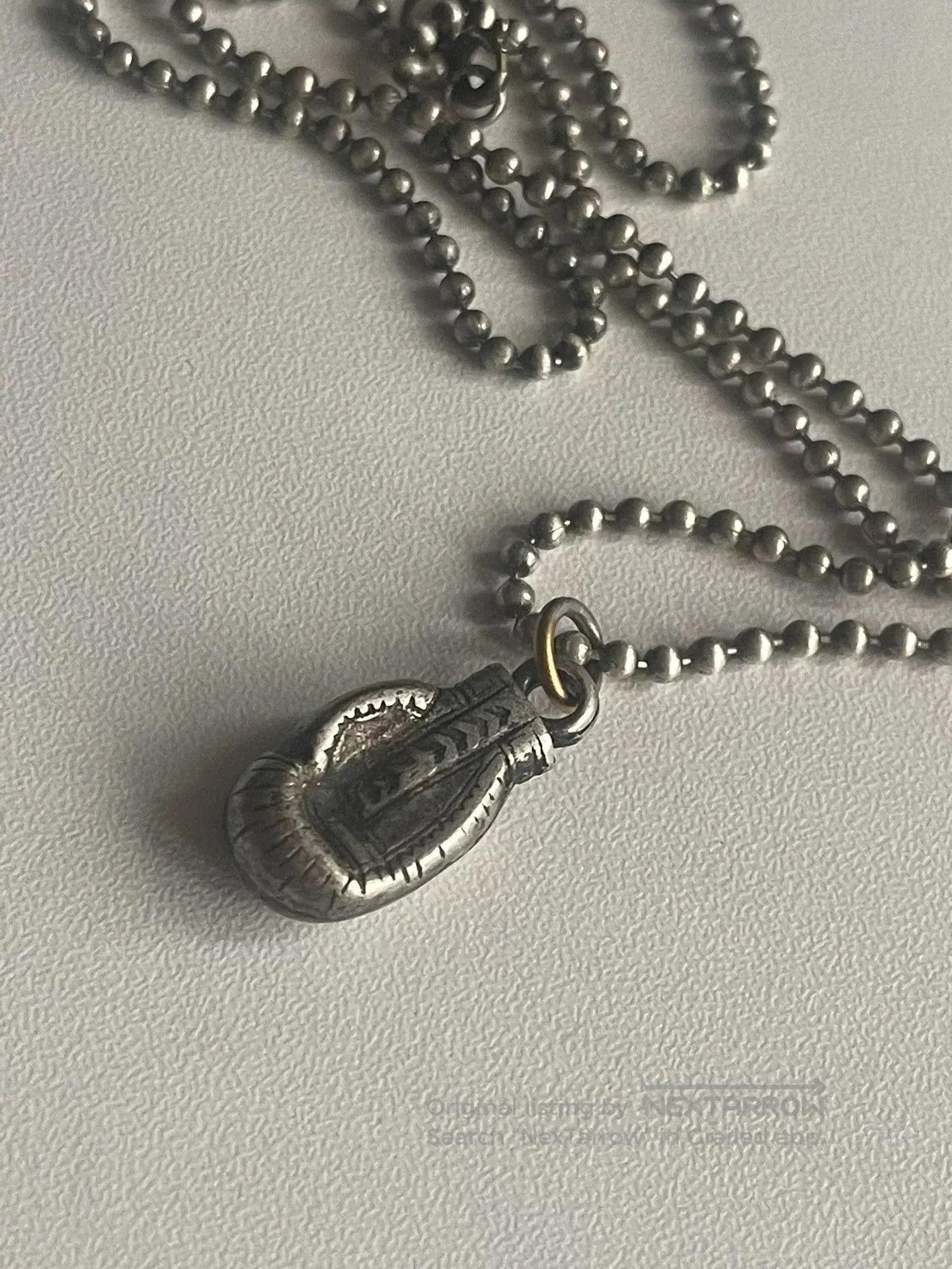 Maison Margiela Maison Martin Margiela Boxing Glove Silver Necklace. Size ONE SIZE - 4 Thumbnail