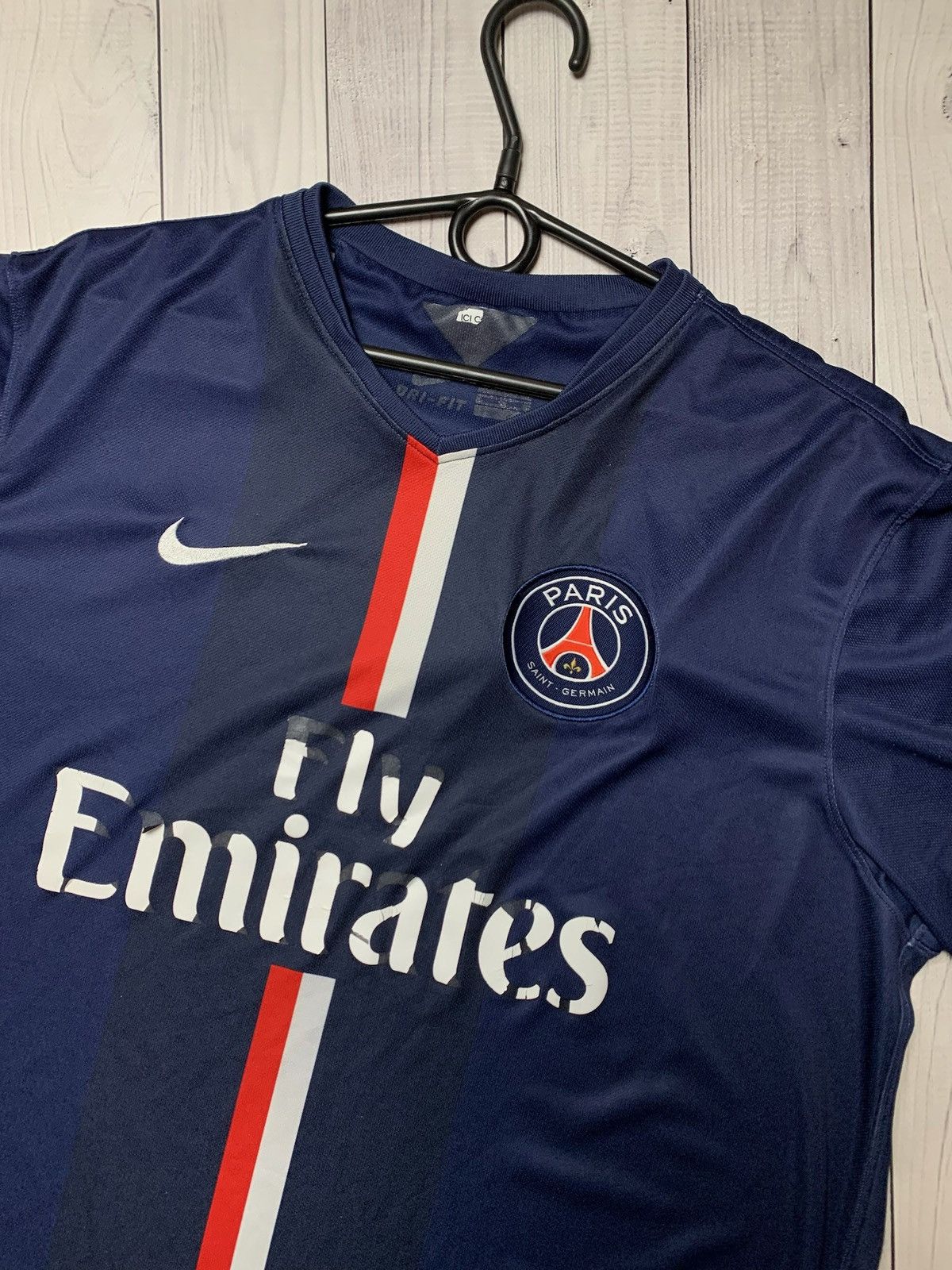 Nike × Vintage Vintage Nike psg soccer jersey size XL Size US XL / EU 56 / 4 - 2 Thumbnail