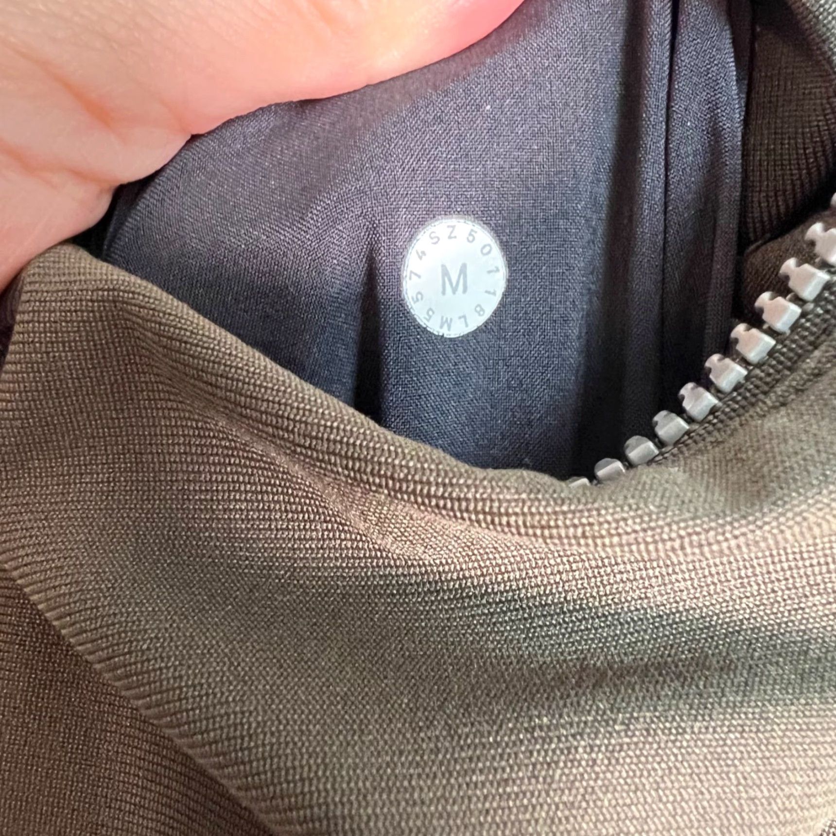 Lululemon Lululemon Mens Medium Olive Green Jogger Athletic Pants Drawstring, Tapered, 29in Inseam, Logo, Flat Front, Polyester, Regular, Active, Pants, Men Size US 31 - 3 Thumbnail