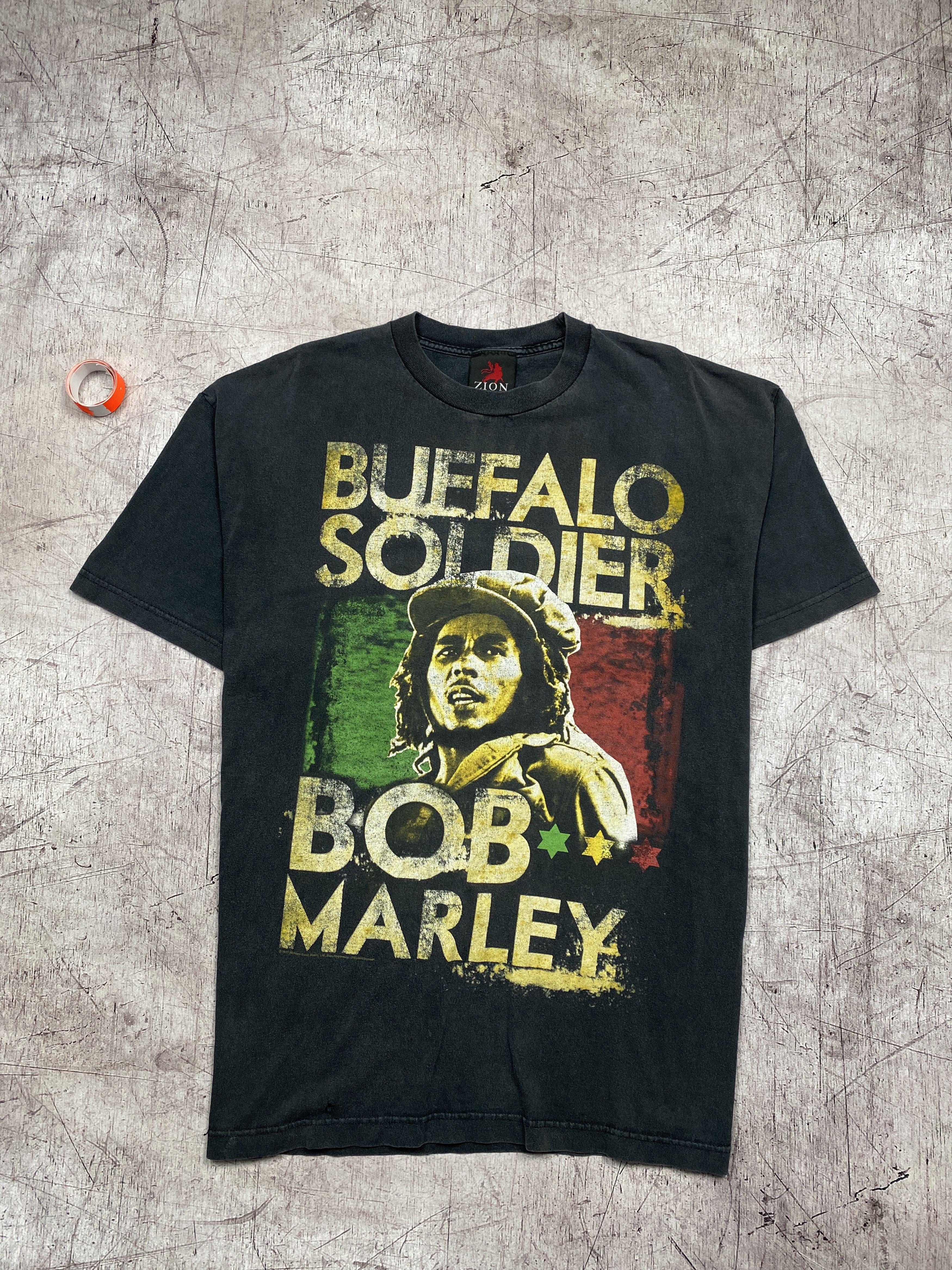 Bob Marley × Vintage Bob Marley Buffalo Soldier Vintage t-shirt tee Size US XL / EU 56 / 4 - 1 Thumbnail