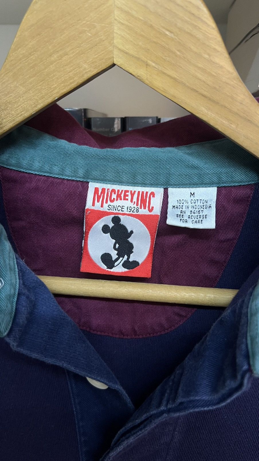 Disney Vintage Mickey Polo Rugby Shirt Size US M / EU 48-50 / 2 - 7 Thumbnail