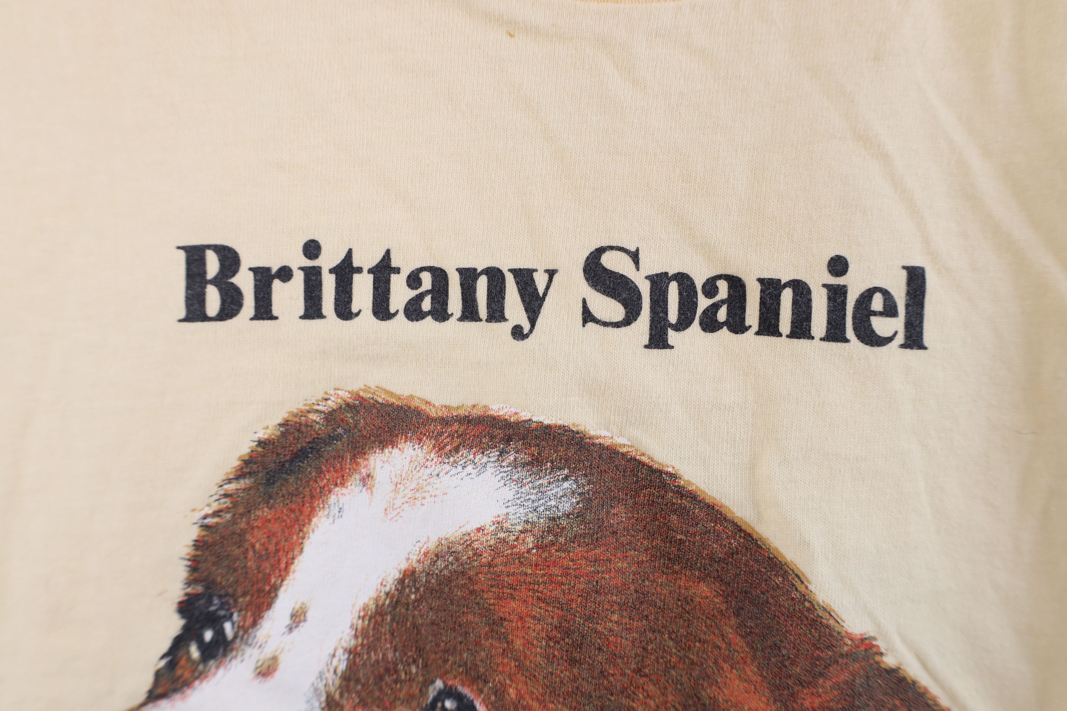 Vintage Vintage 90s Spaniel Dog Puppy Short Sleeve T-Shirt USA Size L / US 10 / IT 46 - 5 Thumbnail