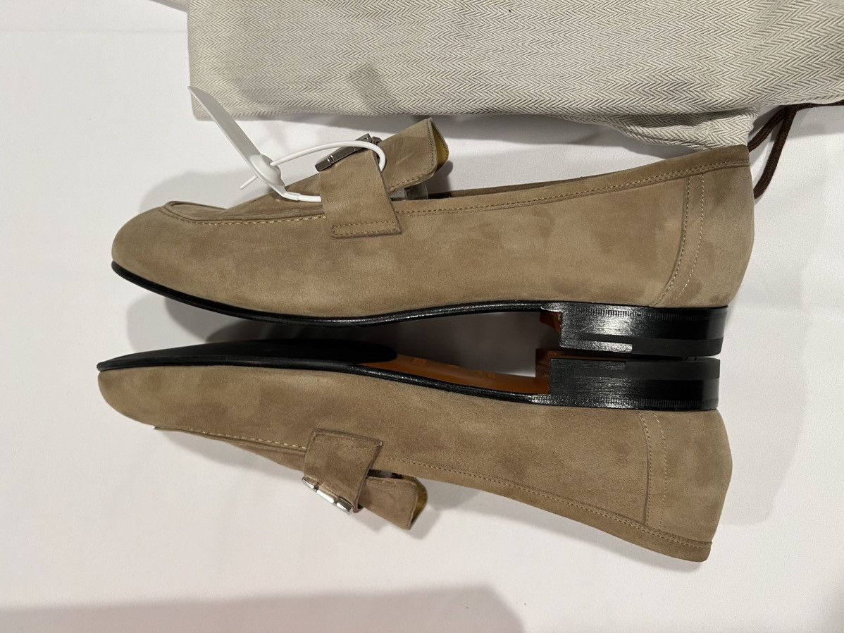 Hermes Hermes men’s suede loafers. 44/11. Size US 11 / EU 44 - 6 Thumbnail