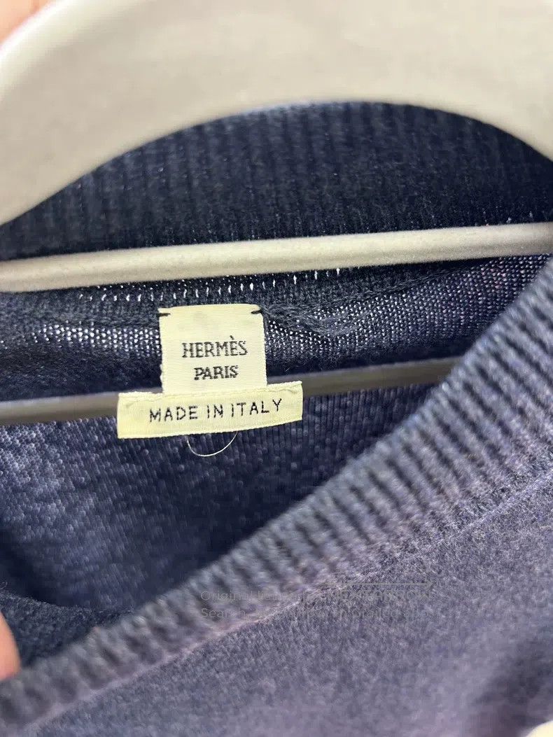 Hermes Hermes Black and Beige Knit Sweater Size XS / US 0-2 / IT 36-38 - 7 Thumbnail