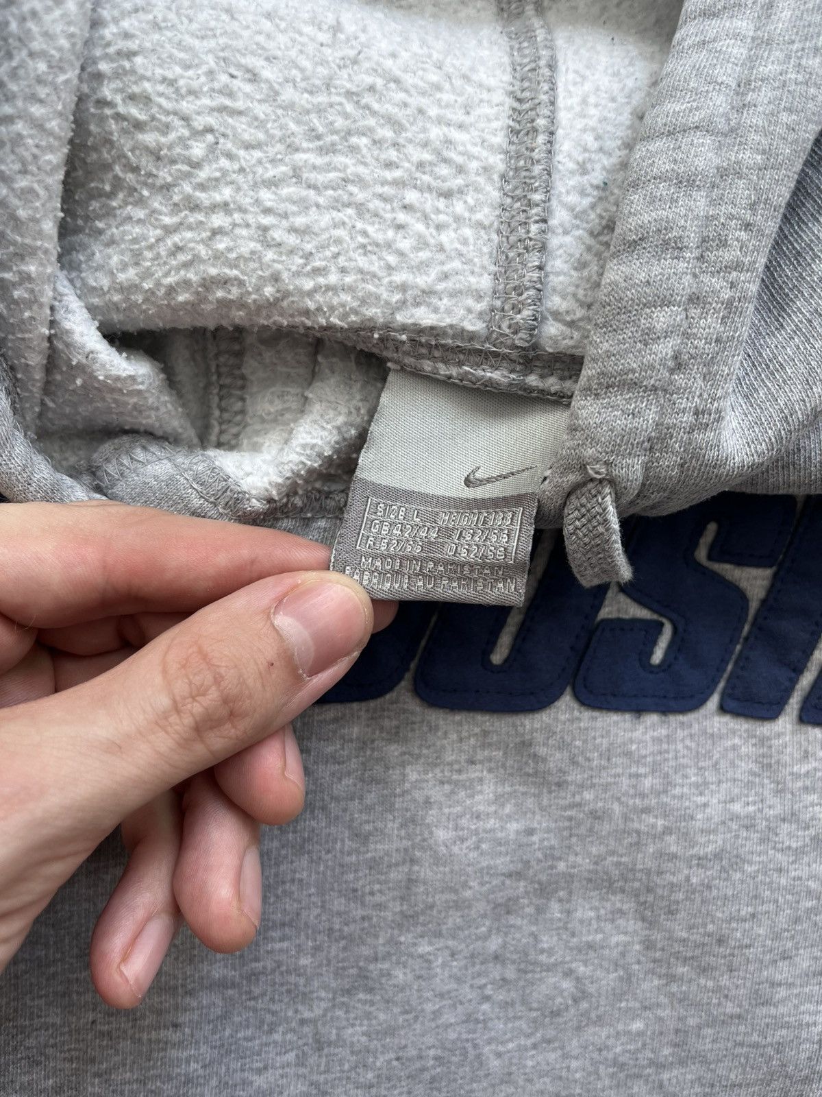 Nike 90’s NIKE SWOOSH RETRO SPELLOT LOGO Y2K RARE VINTAGE HOODIE Size US L / EU 52-54 / 3 - 3 Thumbnail