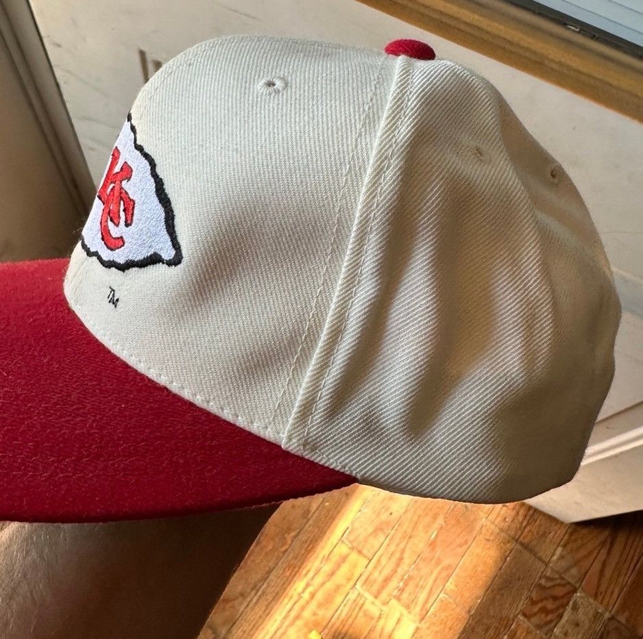 Pro Line × Vintage 1990s KC chiefs Kansas City SnapBack Size ONE SIZE - 3 Thumbnail