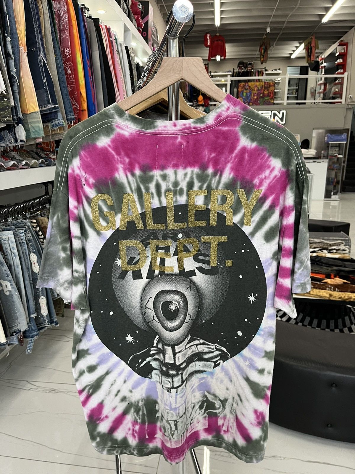 Gallery Dept. Gallery Dept Totally Rod Tee Tie Dye Size US L / EU 52-54 / 3 - 2 Thumbnail