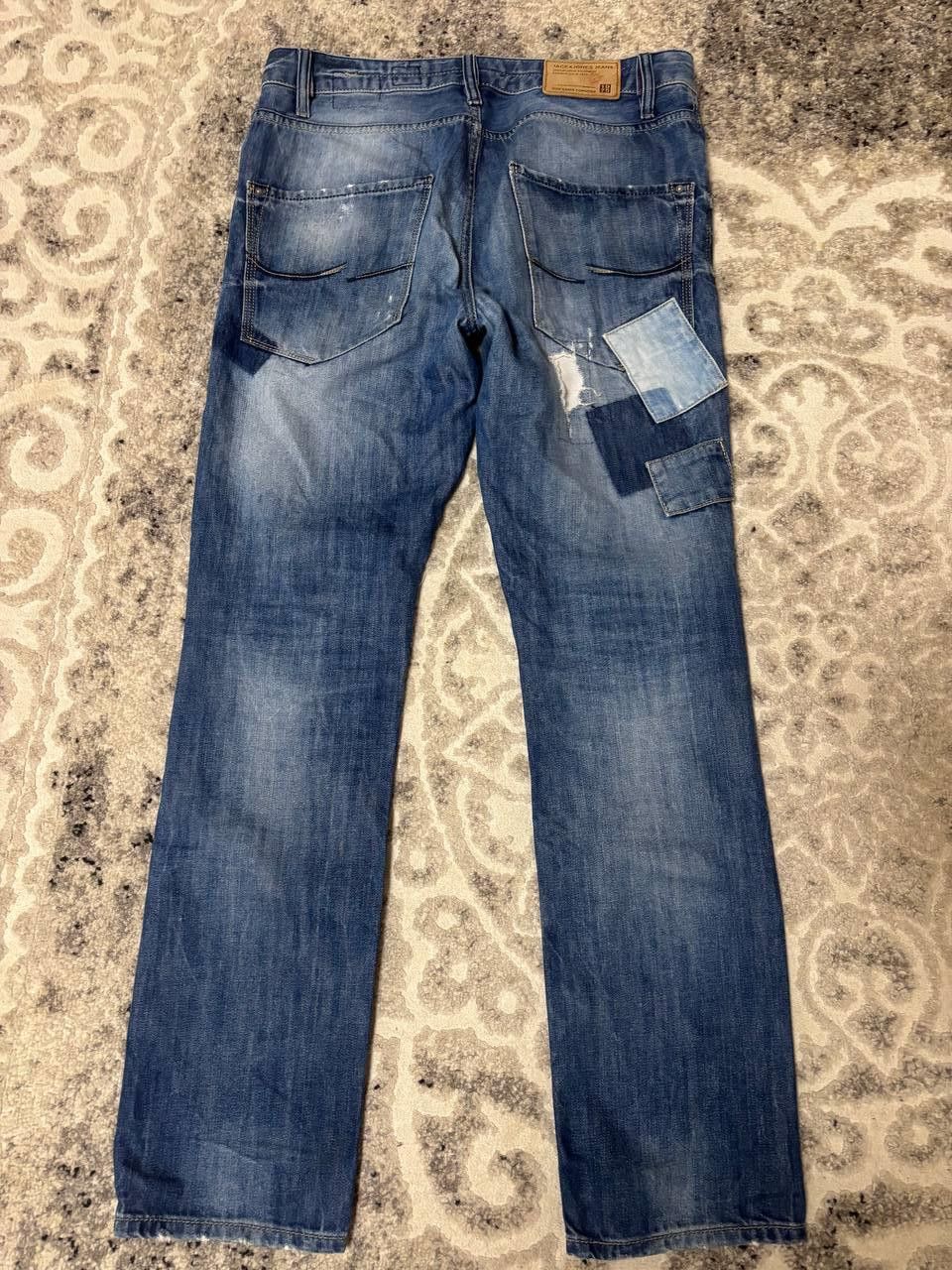 Jack & Jones Jack & Jones 1975 Patchwork Distressed Jeans Men’s Vintage Size US 32 / EU 48 - 9 Thumbnail