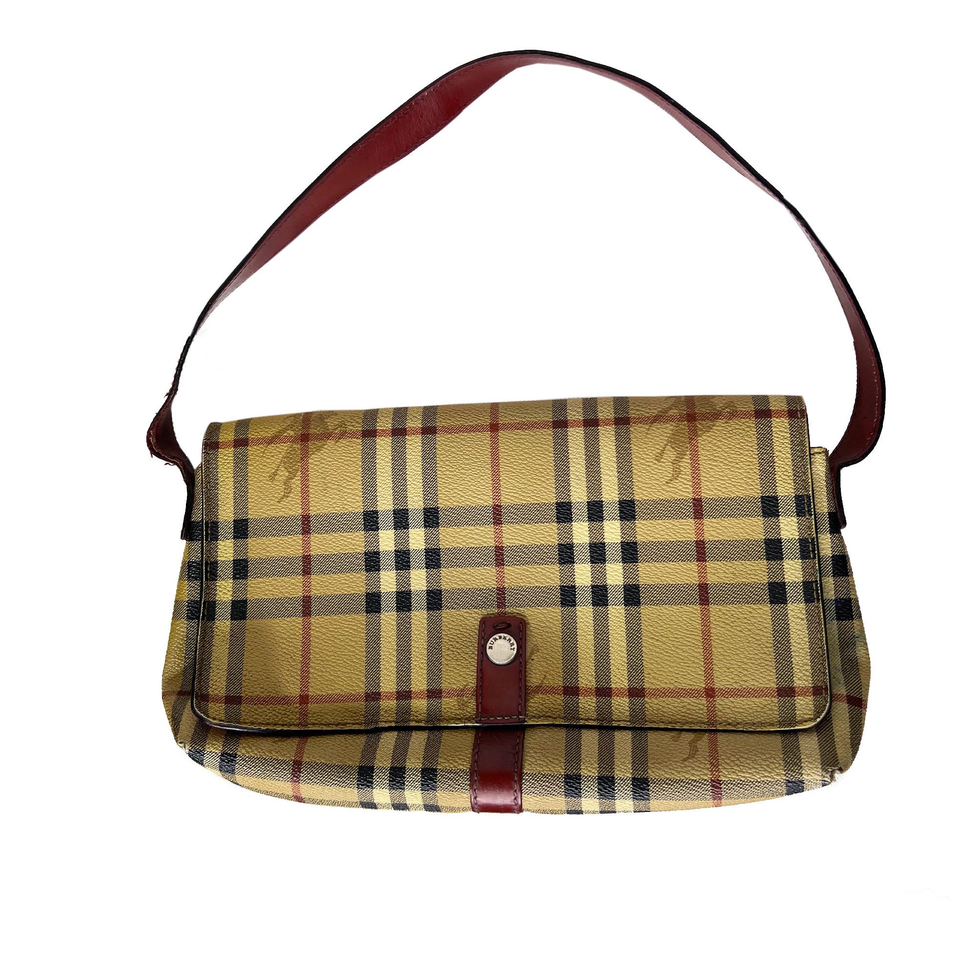 バッグ 90s vintage BURBERRY shoulder bag grunge Vintage 90s Burberry Bag - Etsy