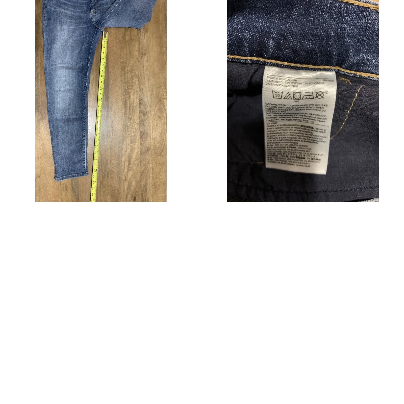 Banana Republic Banana Republic Jeans Women’s Size 2 26x25 Skinny Denim Pants Slim Mid Rise Blue Cotton Blend Denim Size 26" / US 2 / IT 38 - 8 Thumbnail