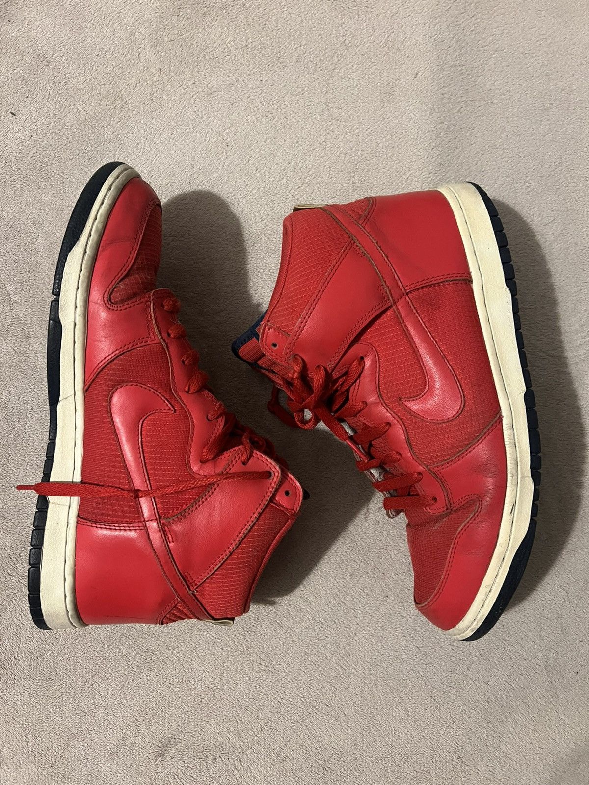 Nike × Vintage Nike Dunk High USA (2012) sneakers Size US 11 / EU 44 - 4 Thumbnail