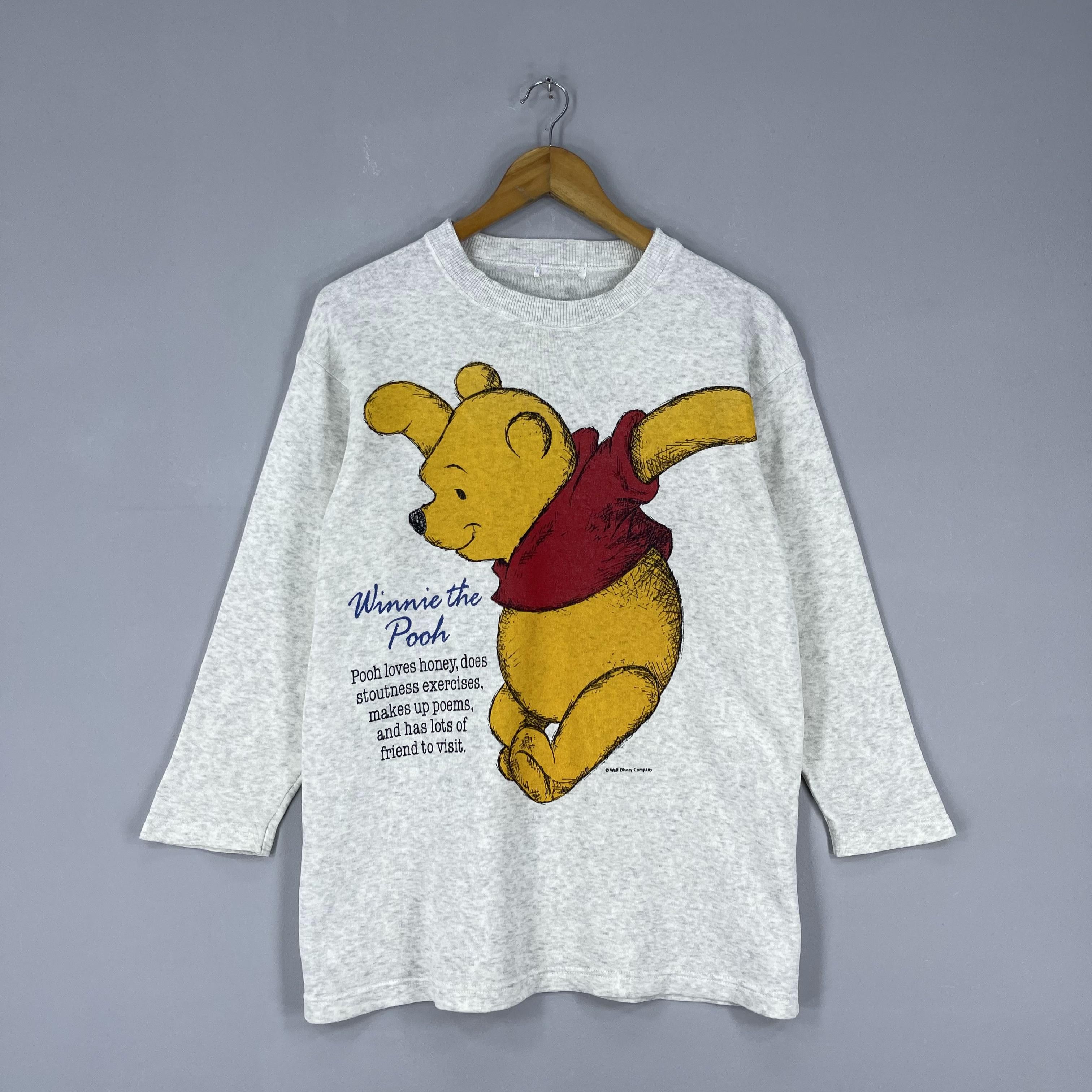 Disney Vintage 90s Disney WINNIE THE POOH Cartoon Sweater Size US M / EU 48-50 / 2 - 4 Thumbnail