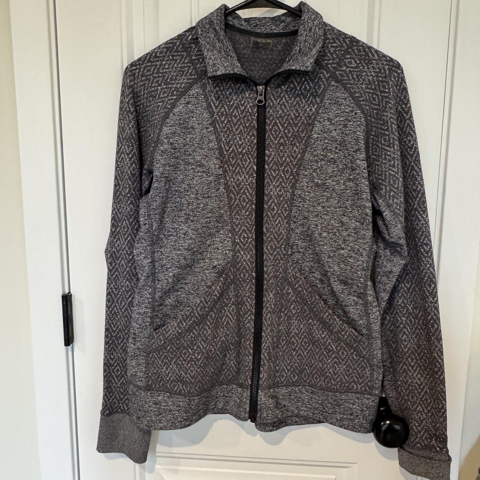 Marmot Marmot Women's Small Gray Patterned Full Zip Jacket Size S / US 4 / IT 40 - 1 Thumbnail