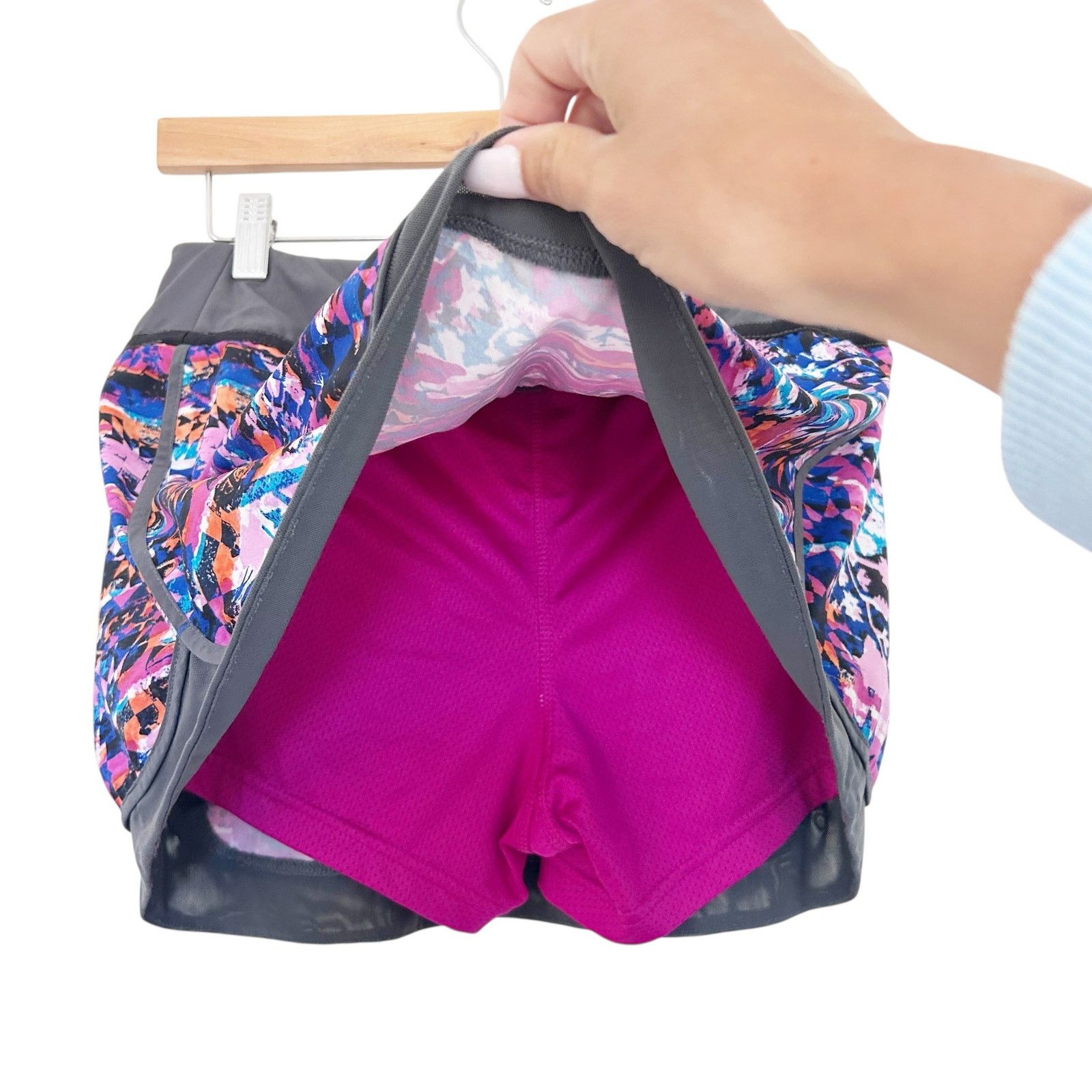 Other Title Nine Gray Pink Blue Golf Skirt Skort Sz M Size 30" / US 8 / IT 44 - 5 Thumbnail