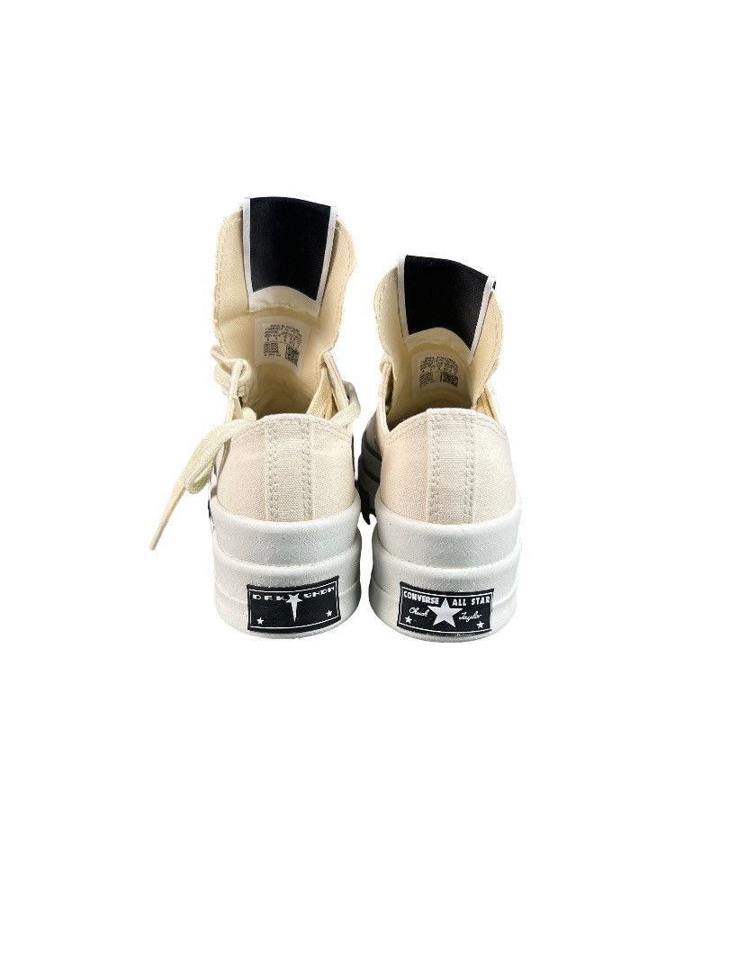 Rick Owens Rick Owens DRKSHDW DBL DRKSTAR Low Off White – Size 6.5 New Size US 6.5 / EU 39-40 - 5 Thumbnail