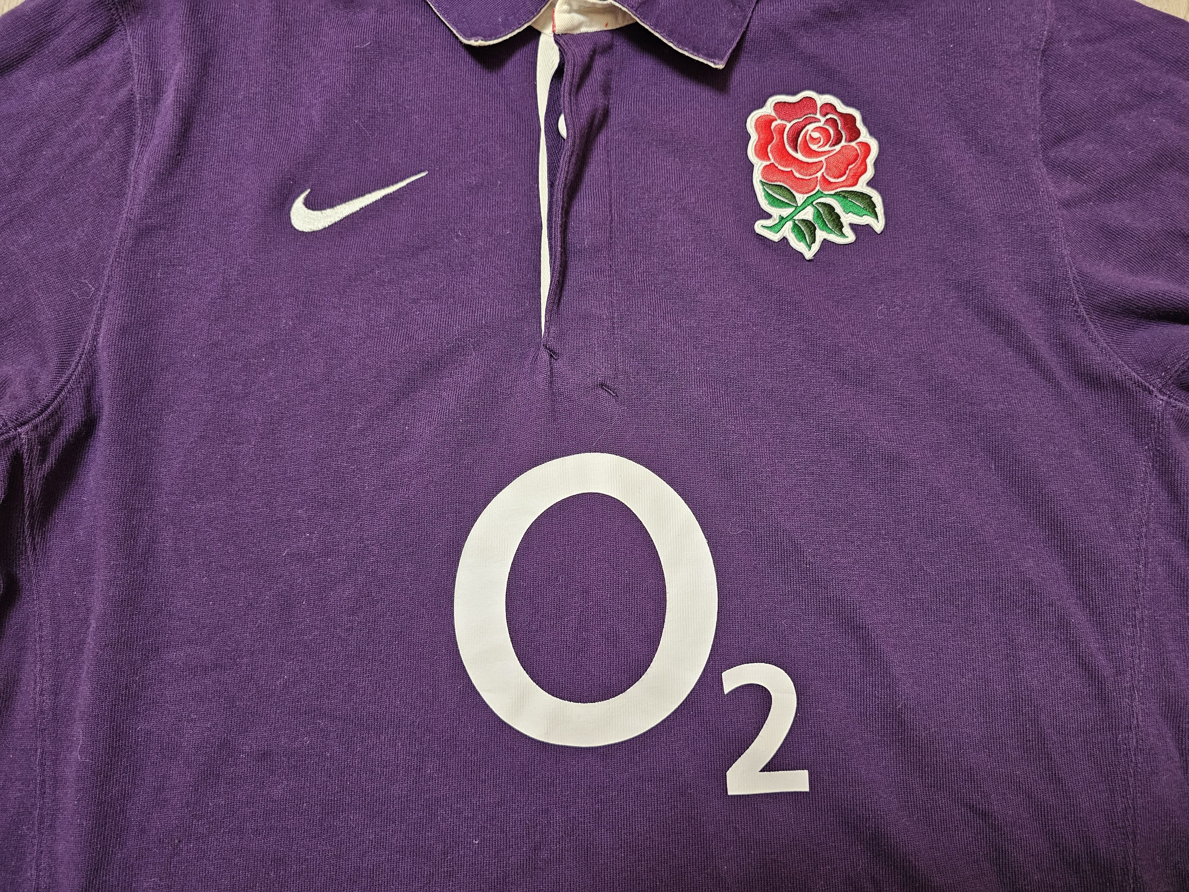 Nike × Vintage ENGLAND RUGBY JERSEY VINTAGE LONG SHIRT RUGBY JERSEY PURPLE Size US M / EU 48-50 / 2 - 3 Thumbnail
