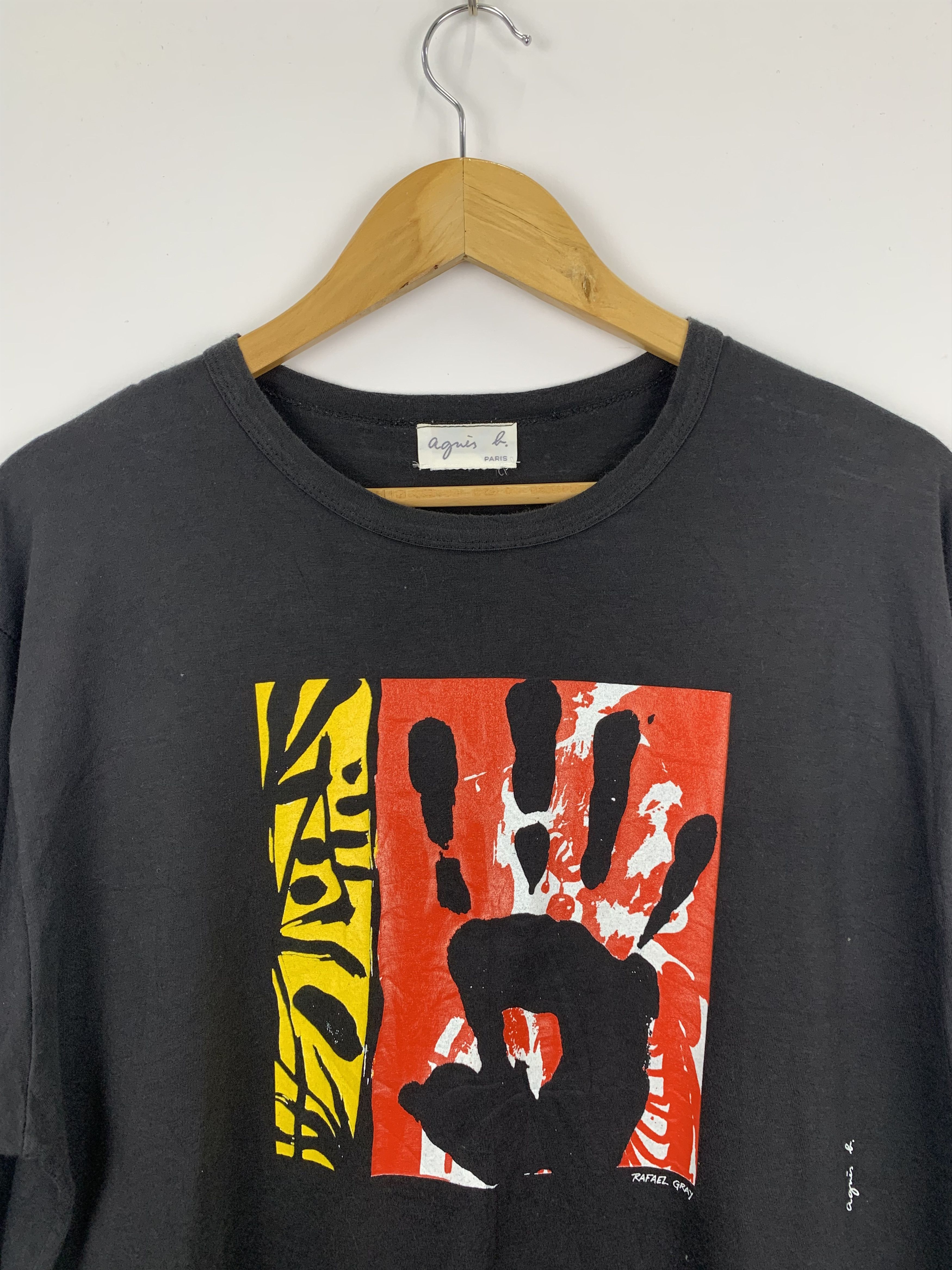 Vintage × agnes b. Vintage Agnes B. Radael Gray Long Sleeve T Shirt TA0027 Size US L / EU 52-54 / 3 - 5 Thumbnail