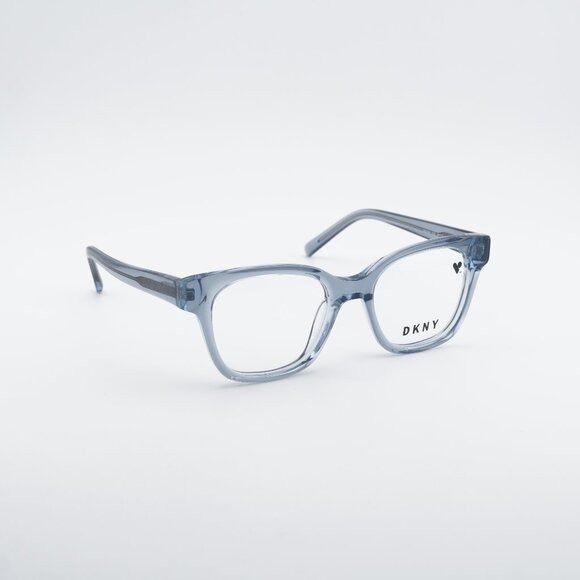 DKNY DKNY DK5048 400 Eyeglasses - Blue Laminate 50mm Cat Eye Size ONE SIZE - 1 Thumbnail