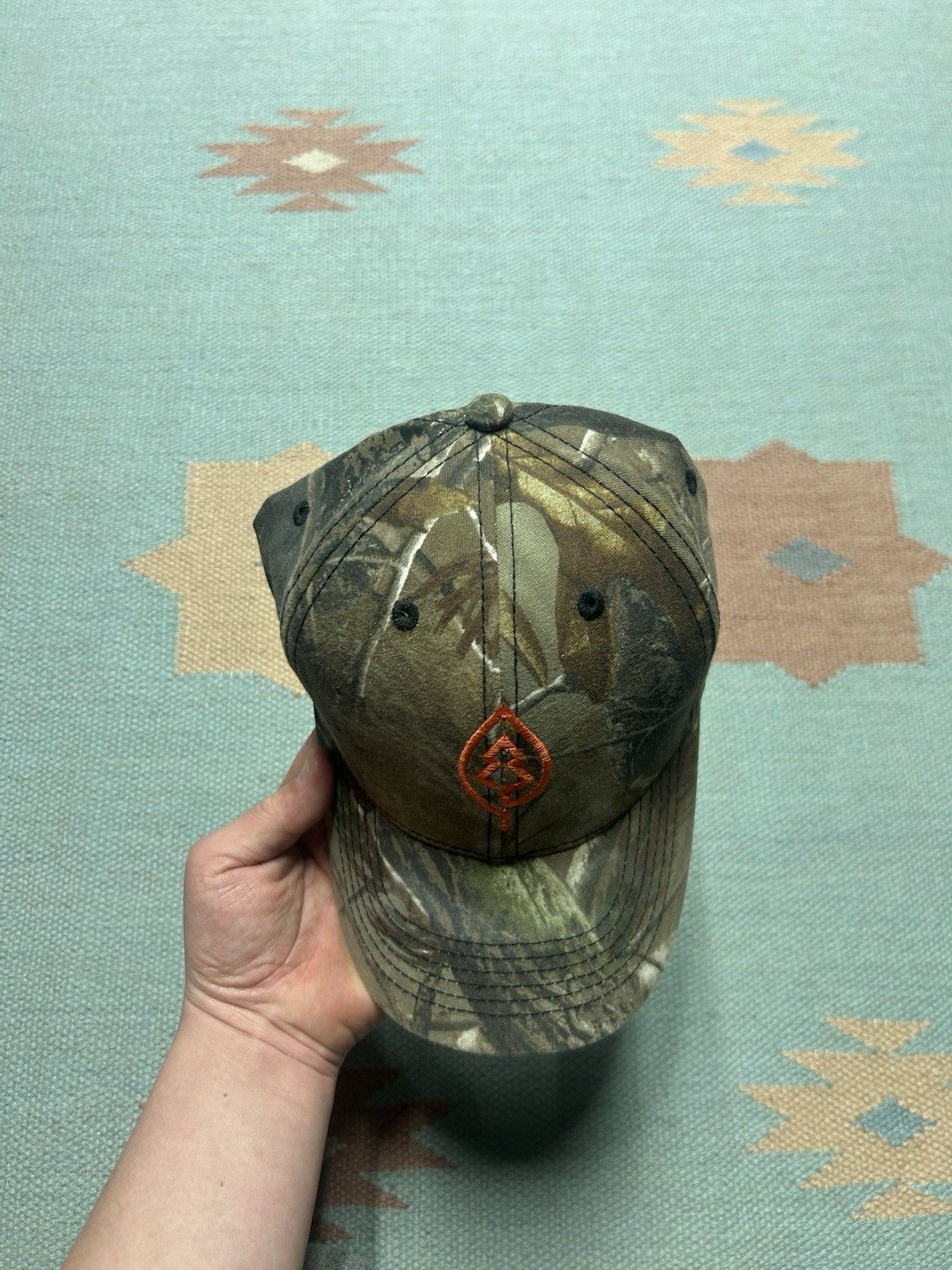 Vintage Vtg strapbac hat camo sustainable forestry initiative nature Size ONE SIZE - 3 Thumbnail