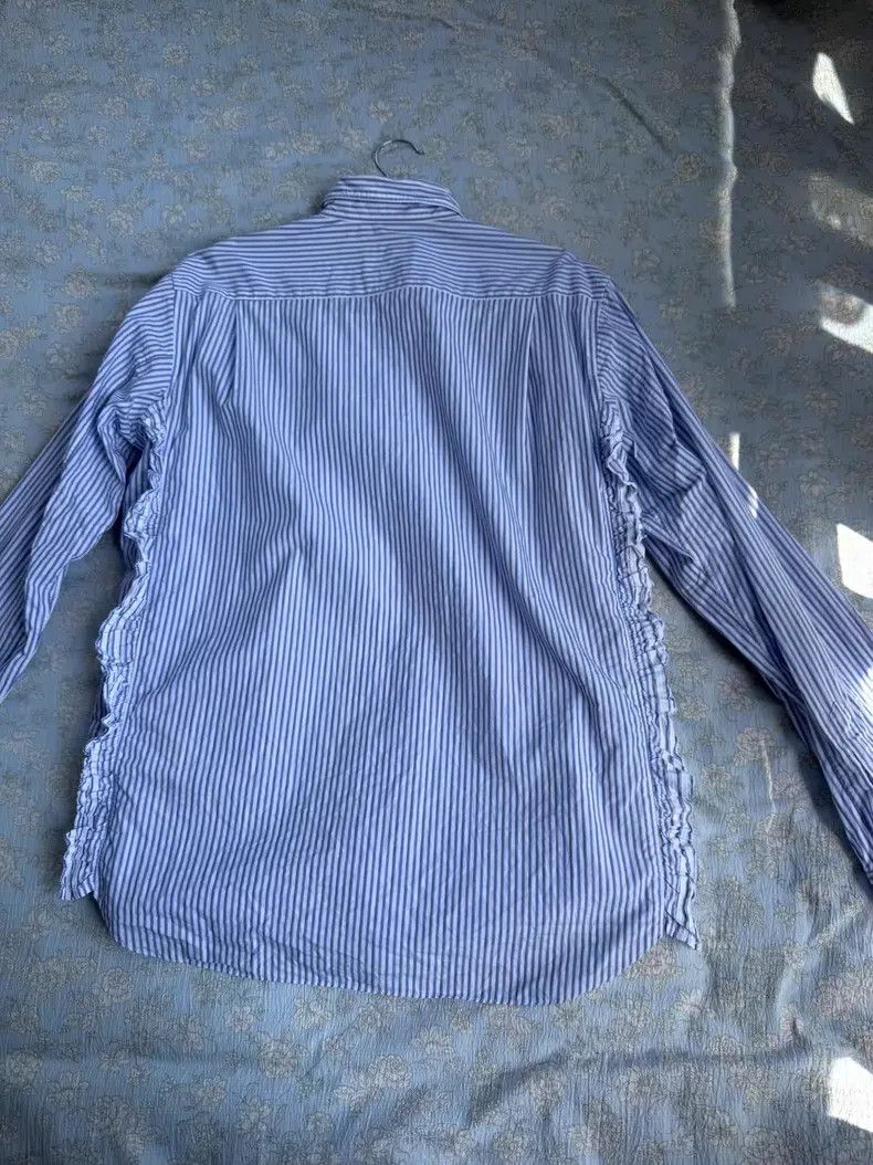Comme des Garcons Comme Des Garcons Striped Moxie Lace Long Sleeve Shirt Size US S / EU 44-46 / 1 - 8 Thumbnail