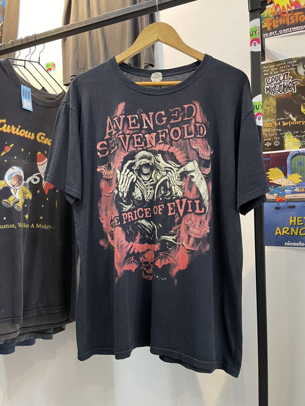 Band Tees × Vintage Avenged Sevenfold 2011 Size US L / EU 52-54 / 3 - 1 Thumbnail